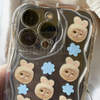 來圖寵物訂製 │ 花花編織手繩 手工滴膠 iPhone 波浪手機殼