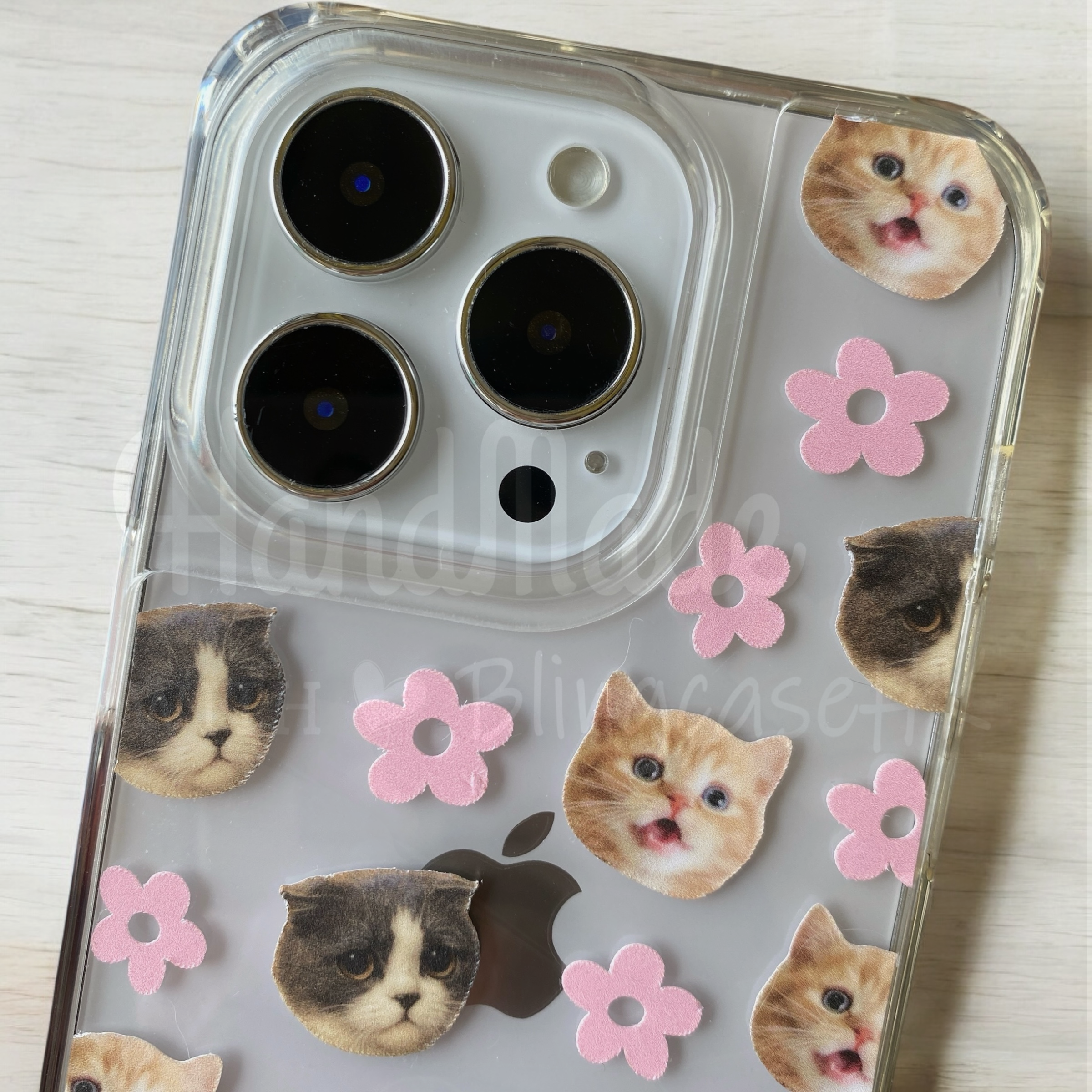 來圖寵物訂製 │ 花花編織掛繩 手工滴膠 iPhone 防摔手機殼