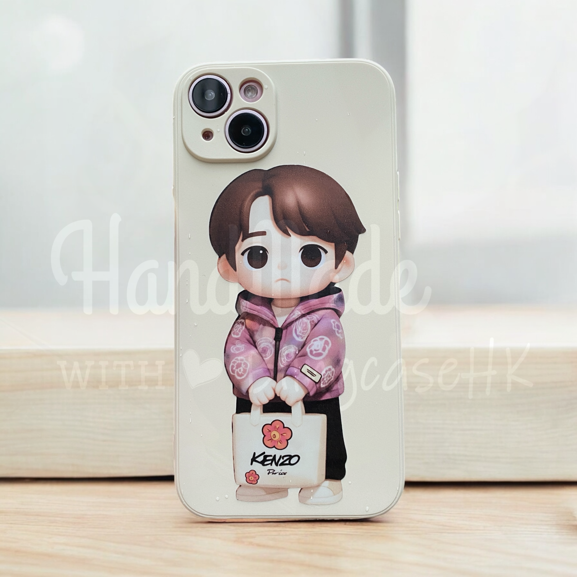 人像卡通化訂製 │ Q版姜濤 iPhone / Samsung Galaxy 三星 磨砂手機殼