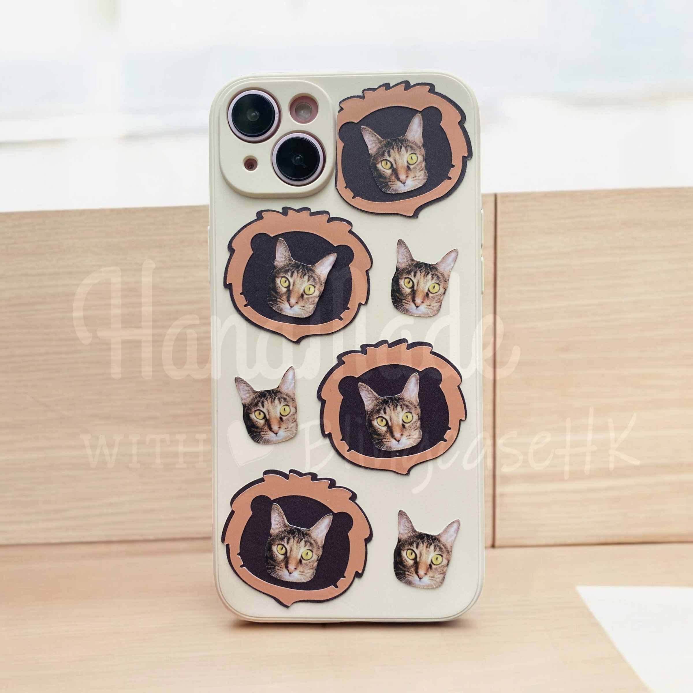 來圖寵物訂製 ｜ 獅子頭 iPhone 磨砂手機殼