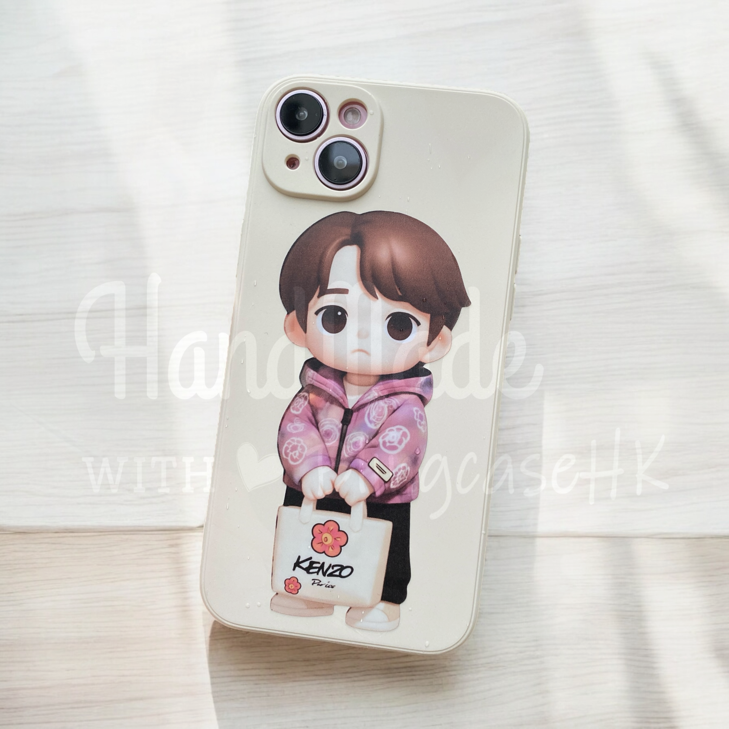 人像卡通化訂製 │ Q版姜濤 iPhone / Samsung Galaxy 三星 磨砂手機殼