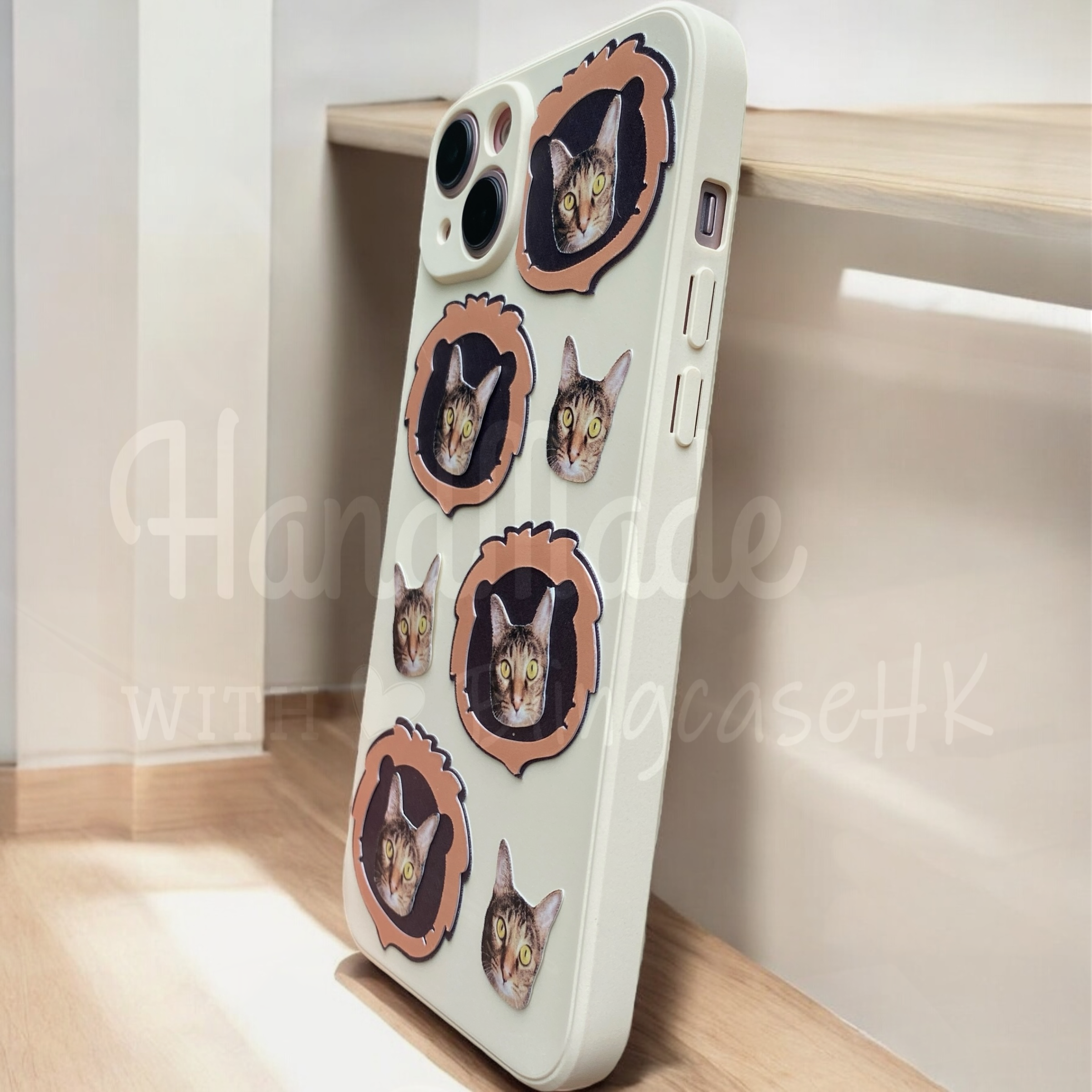 來圖寵物訂製 ｜ 獅子頭 iPhone 磨砂手機殼