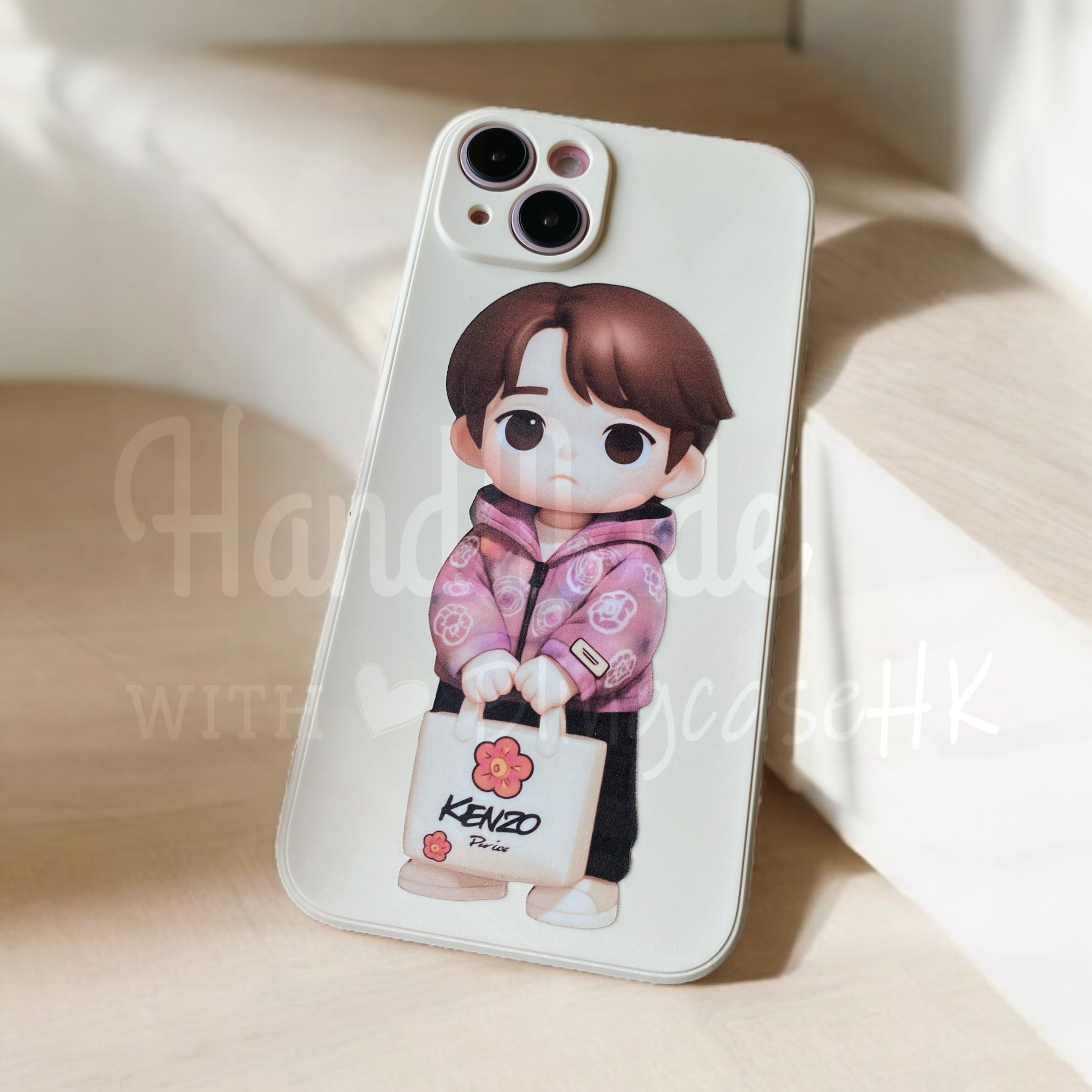 人像卡通化訂製 │ Q版姜濤 iPhone / Samsung Galaxy 三星 磨砂手機殼