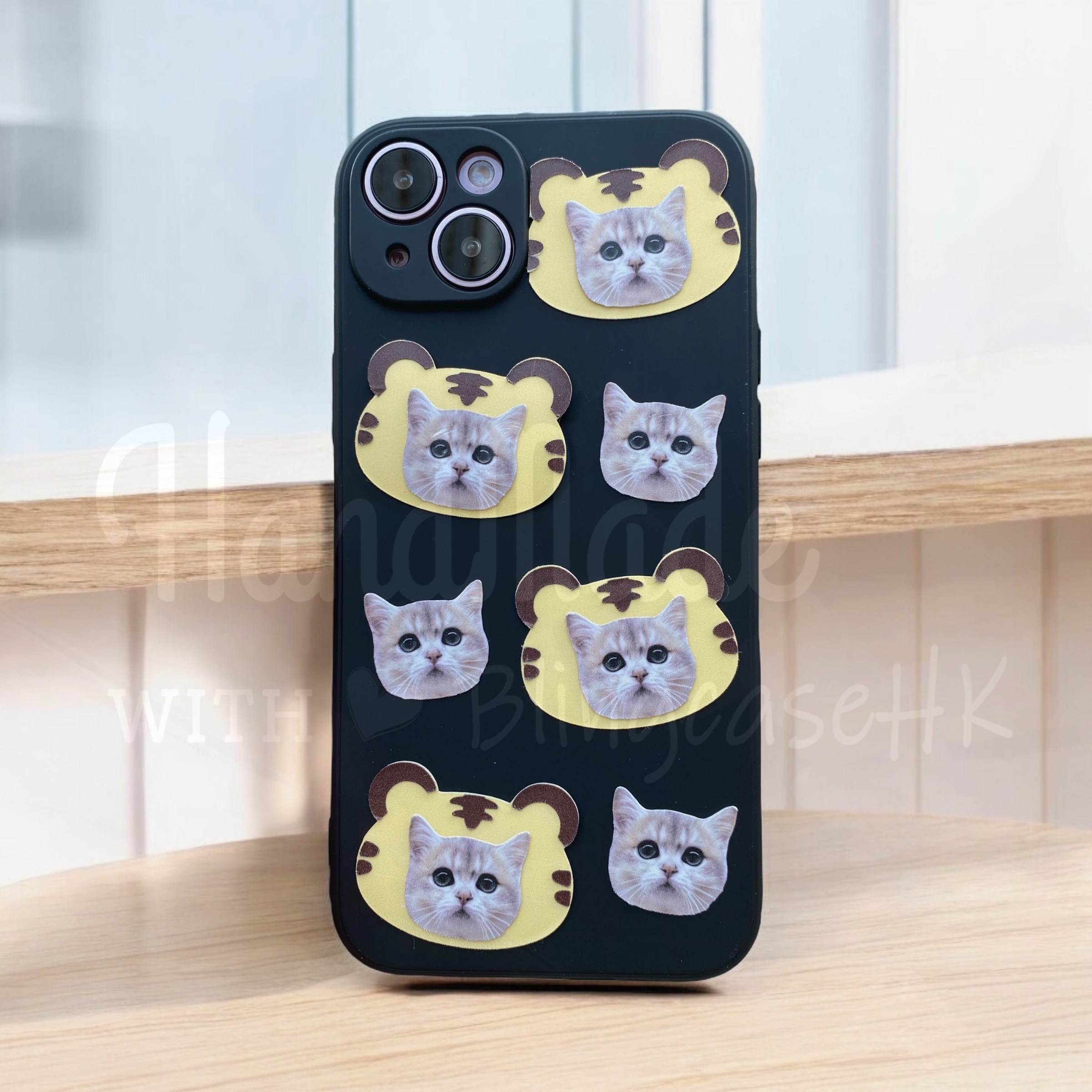 來圖寵物訂製 ｜ 老虎頭 iPhone 磨砂手機殼