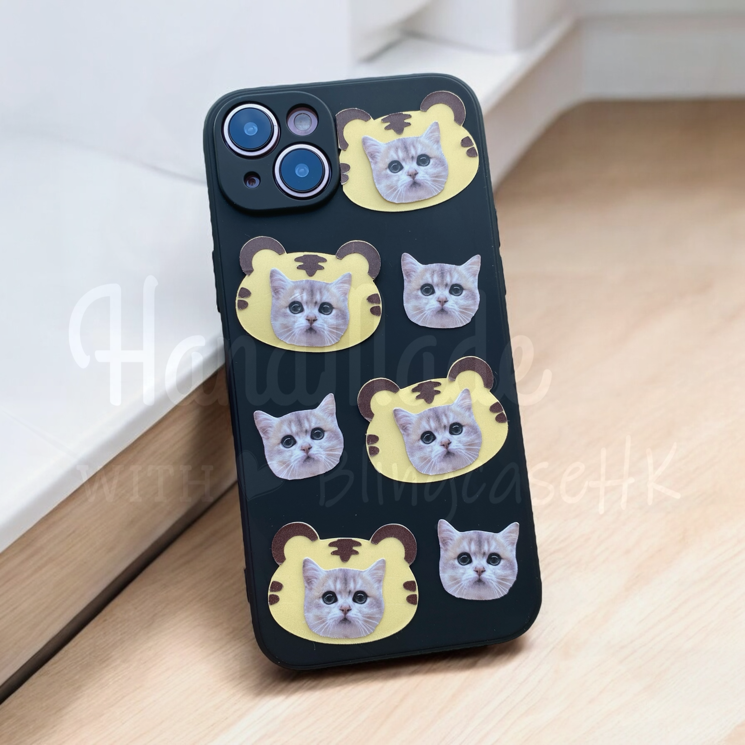 來圖寵物訂製 ｜ 老虎頭 iPhone 磨砂手機殼