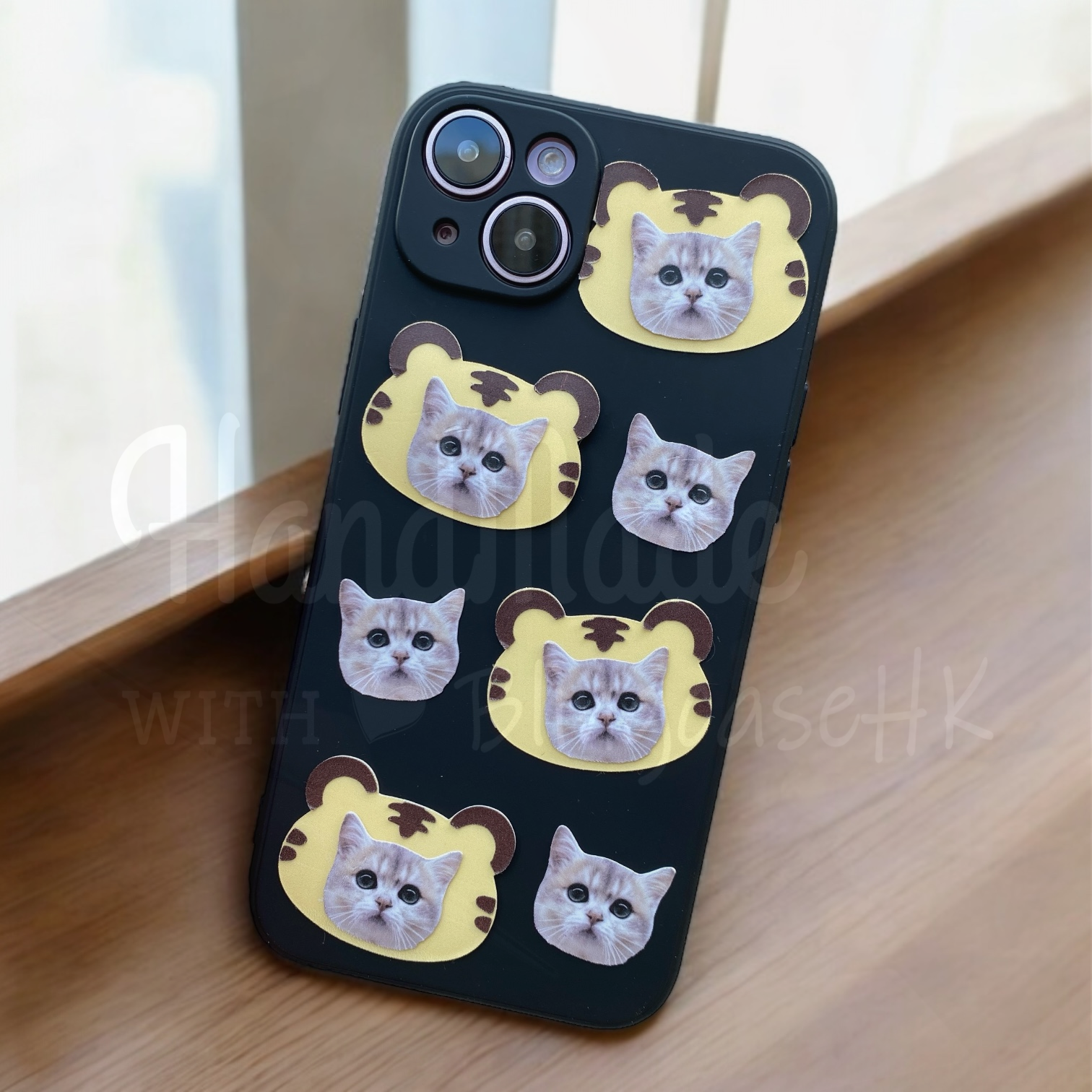 來圖寵物訂製 ｜ 老虎頭 iPhone 磨砂手機殼