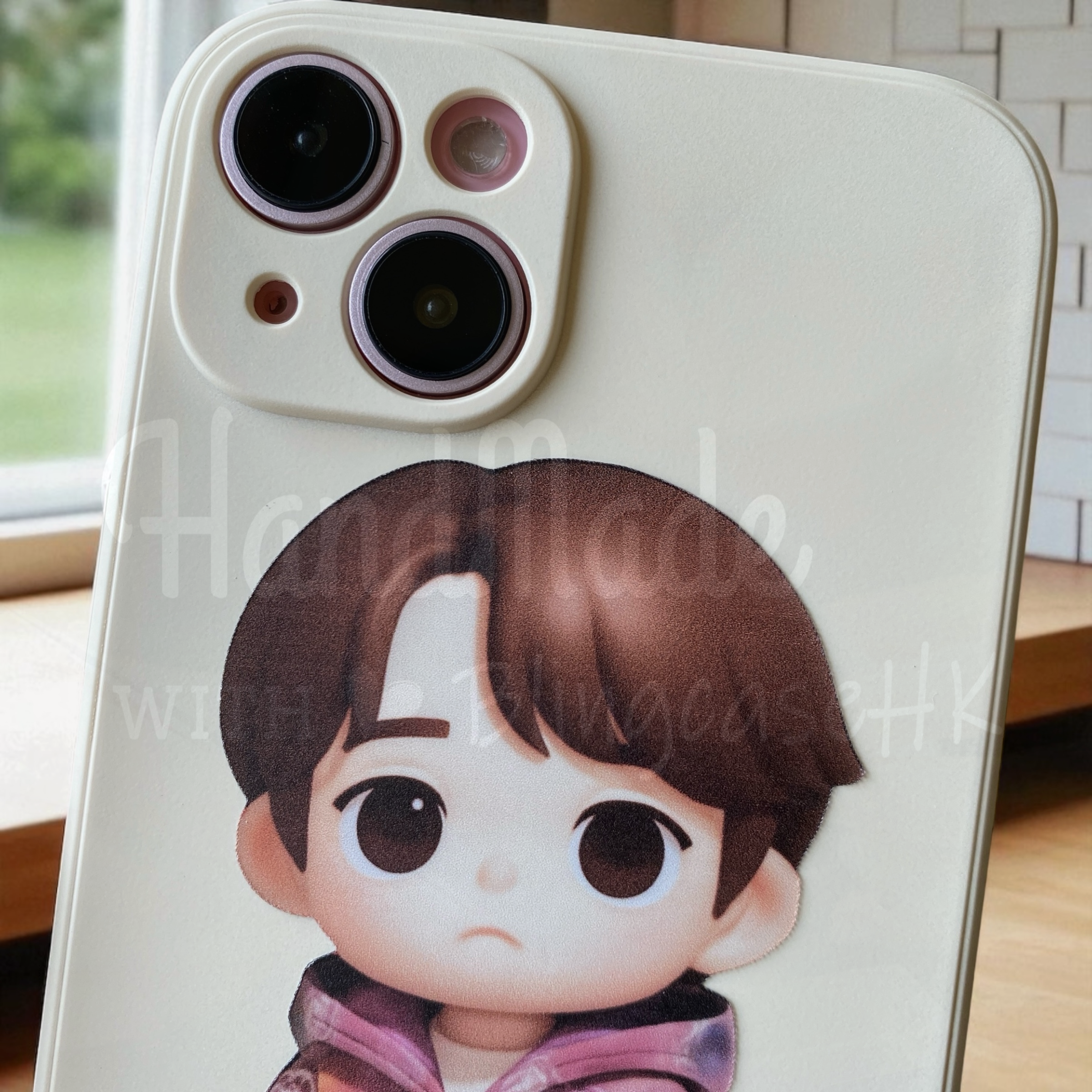 人像卡通化訂製 │ Q版姜濤 iPhone / Samsung Galaxy 三星 磨砂手機殼