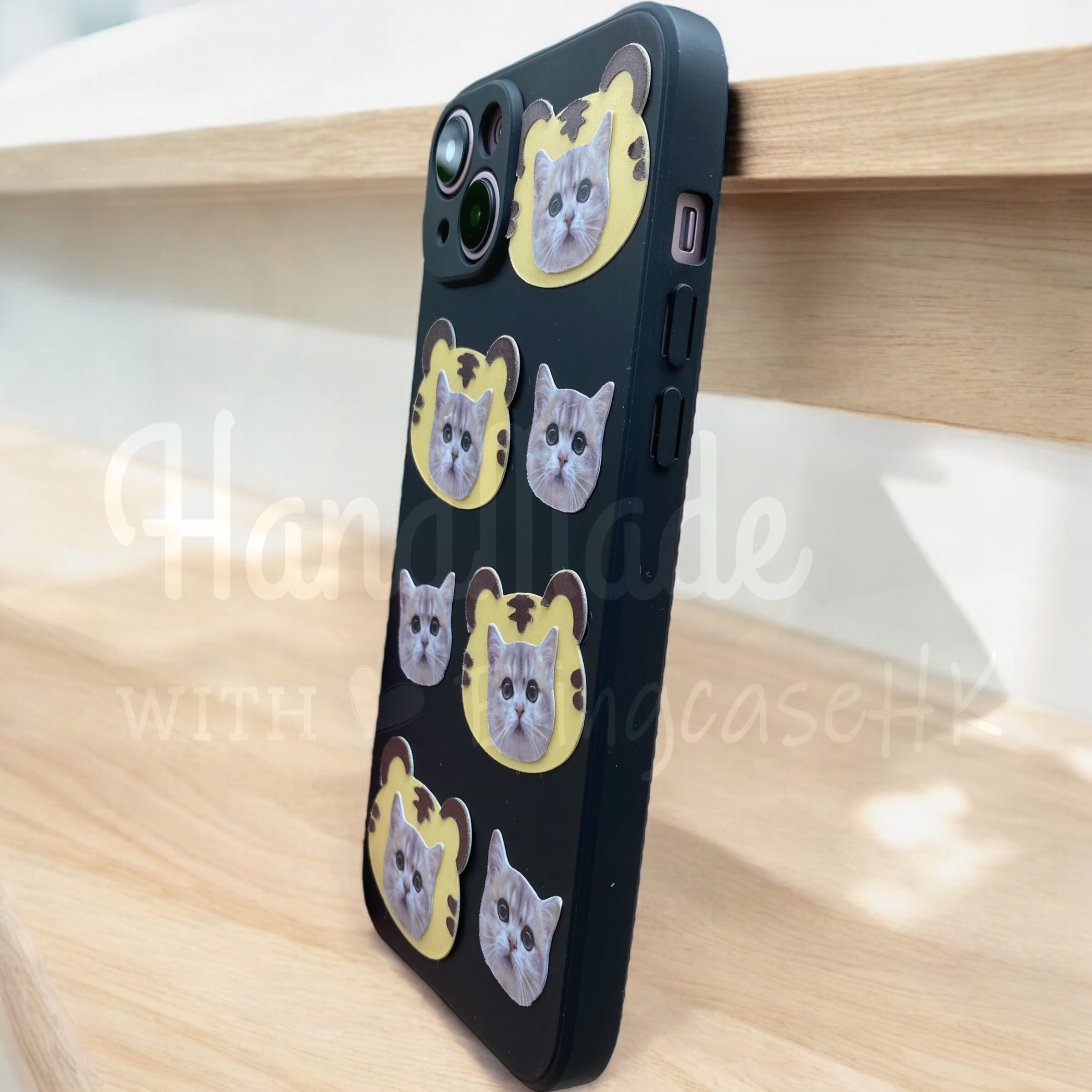 來圖寵物訂製 ｜ 老虎頭 iPhone 磨砂手機殼