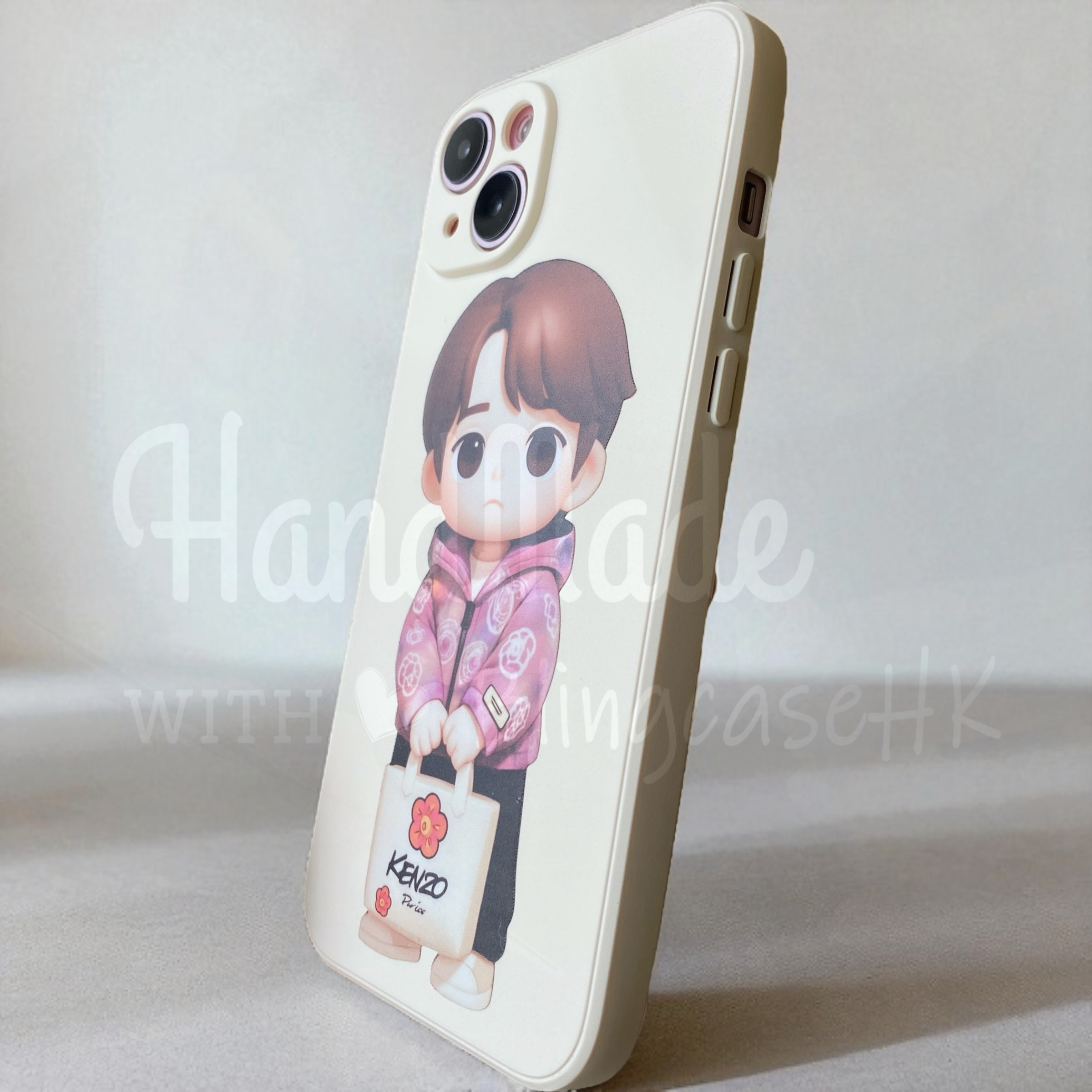 人像卡通化訂製 │ Q版姜濤 iPhone / Samsung Galaxy 三星 磨砂手機殼