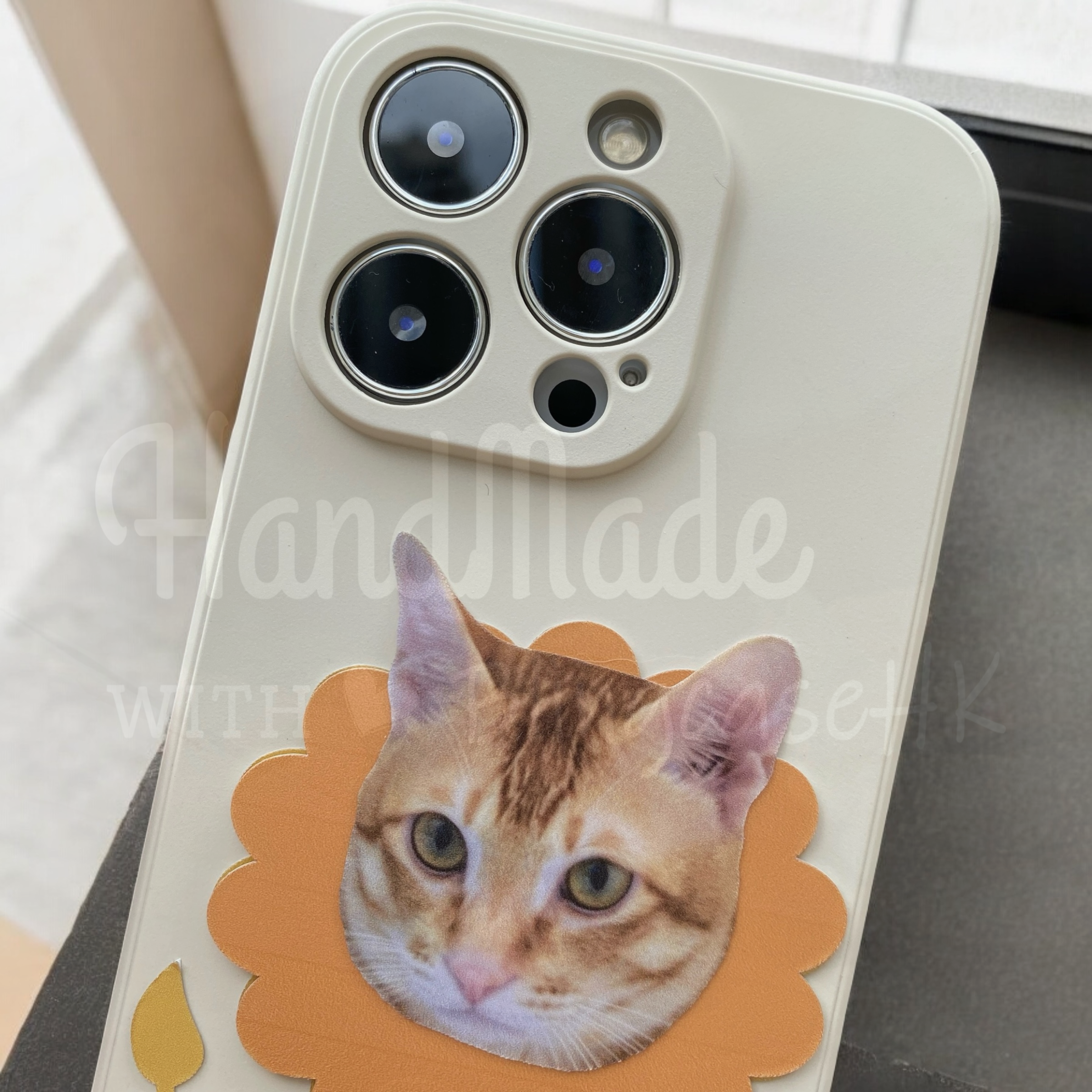 來圖寵物訂製 ｜ 獅子頭 iPhone 磨砂手機殼