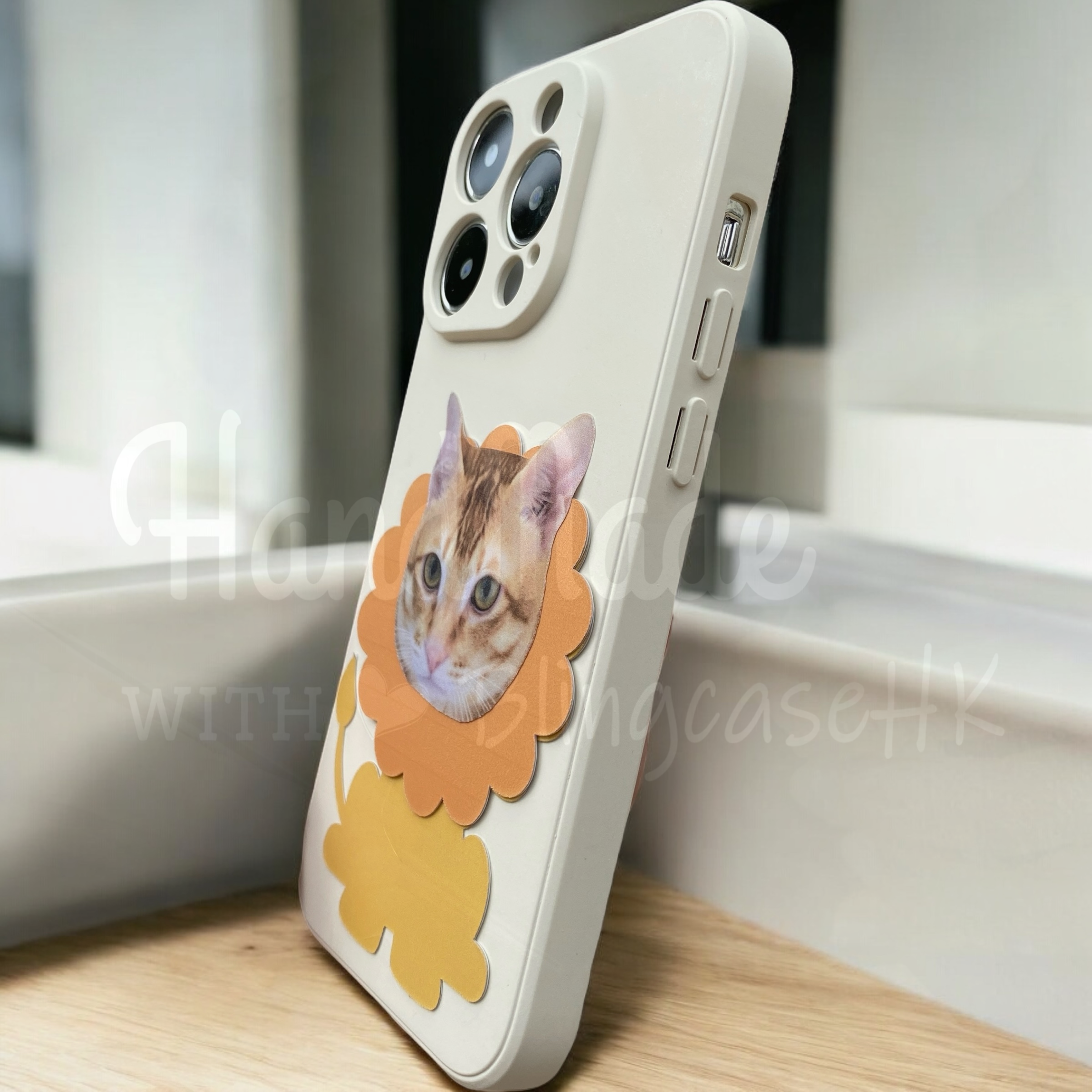 來圖寵物訂製 ｜ 獅子頭 iPhone 磨砂手機殼