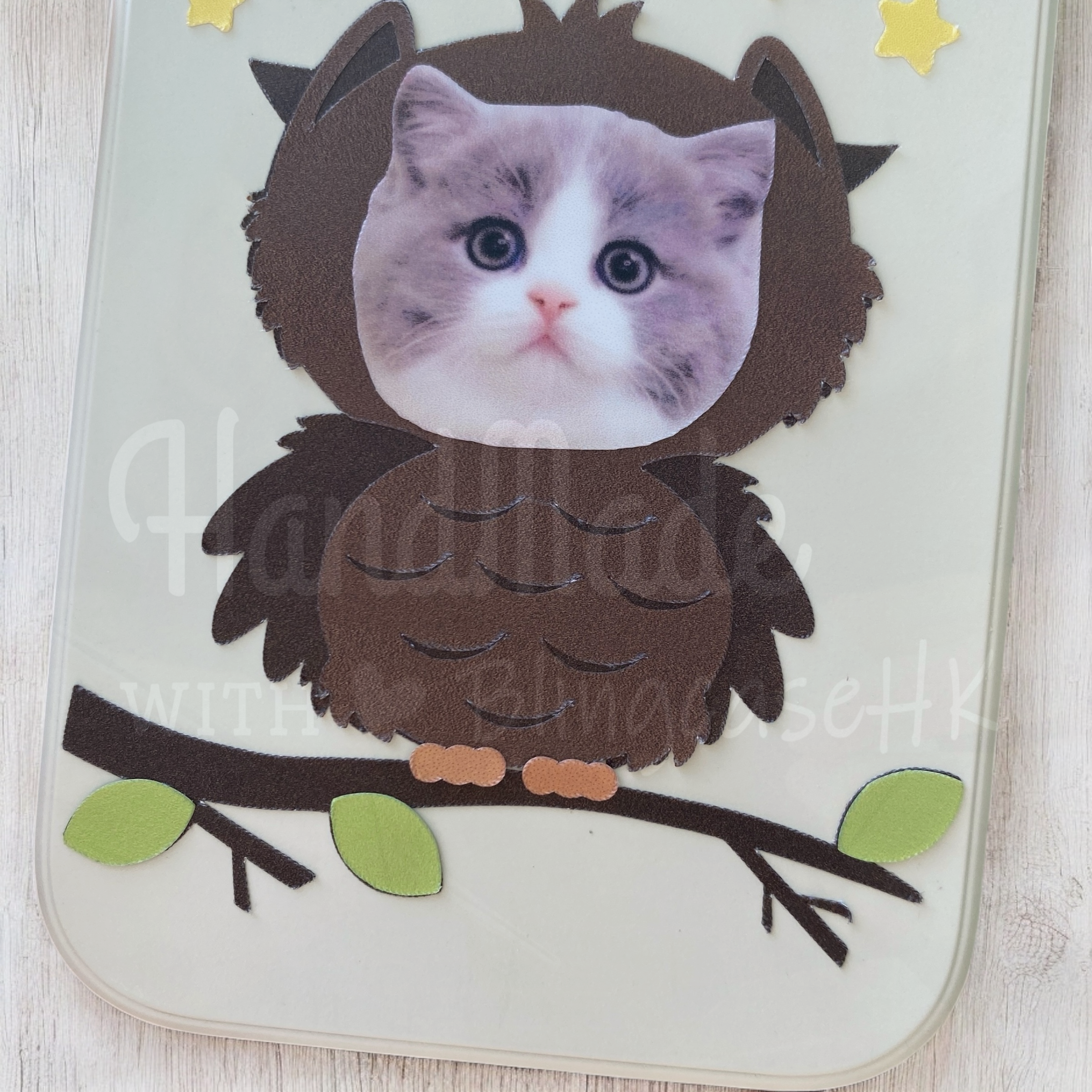 來圖寵物訂製 ｜ 貓頭鷹 iPhone 磨砂手機殼