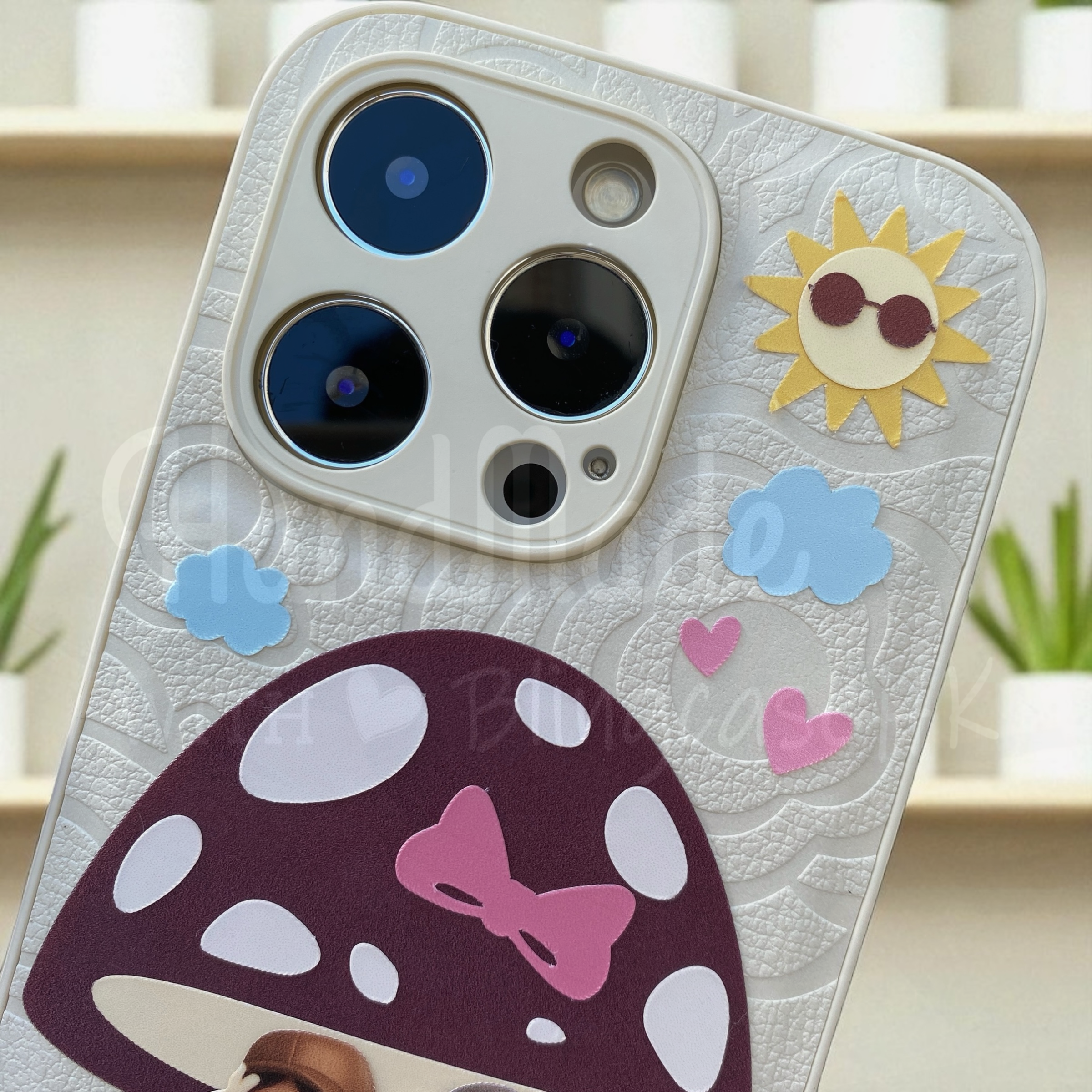 人像卡通化訂製 ｜ 蘑菇亭 Q版Ivy So Q版Day iPhone 花花手機殼