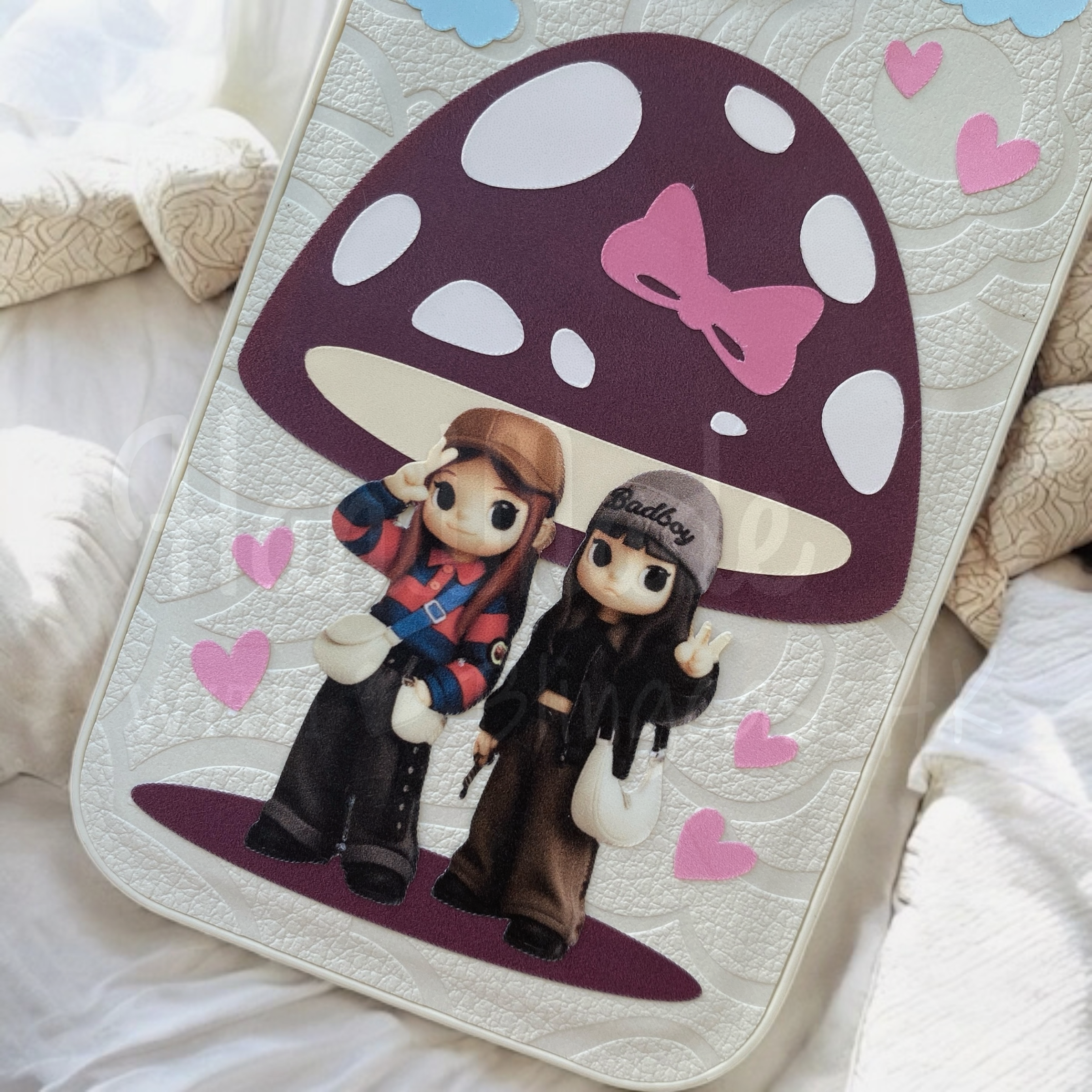 人像卡通化訂製 ｜ 蘑菇亭 Q版Ivy So Q版Day iPhone 花花手機殼