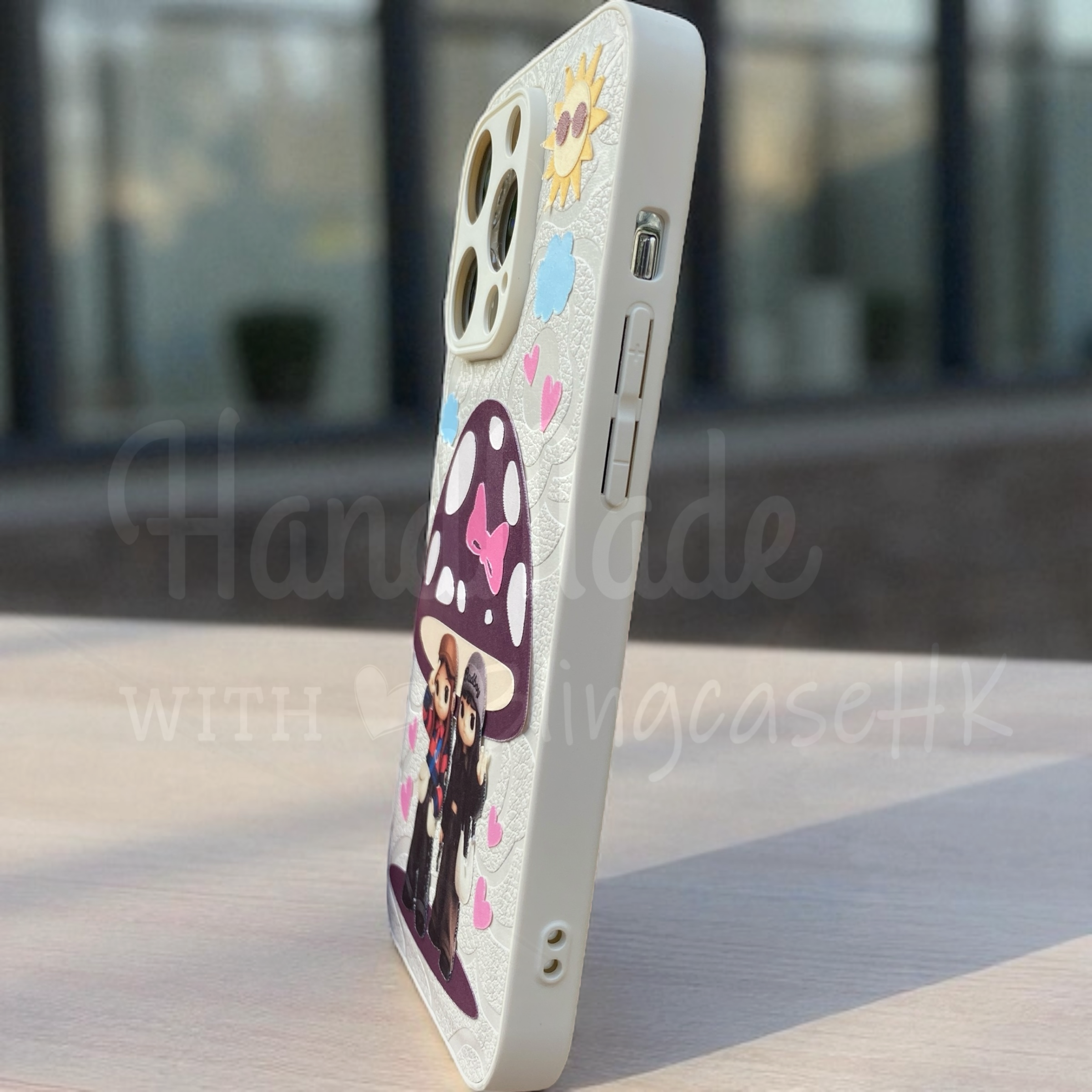 人像卡通化訂製 ｜ 蘑菇亭 Q版Ivy So Q版Day iPhone 花花手機殼