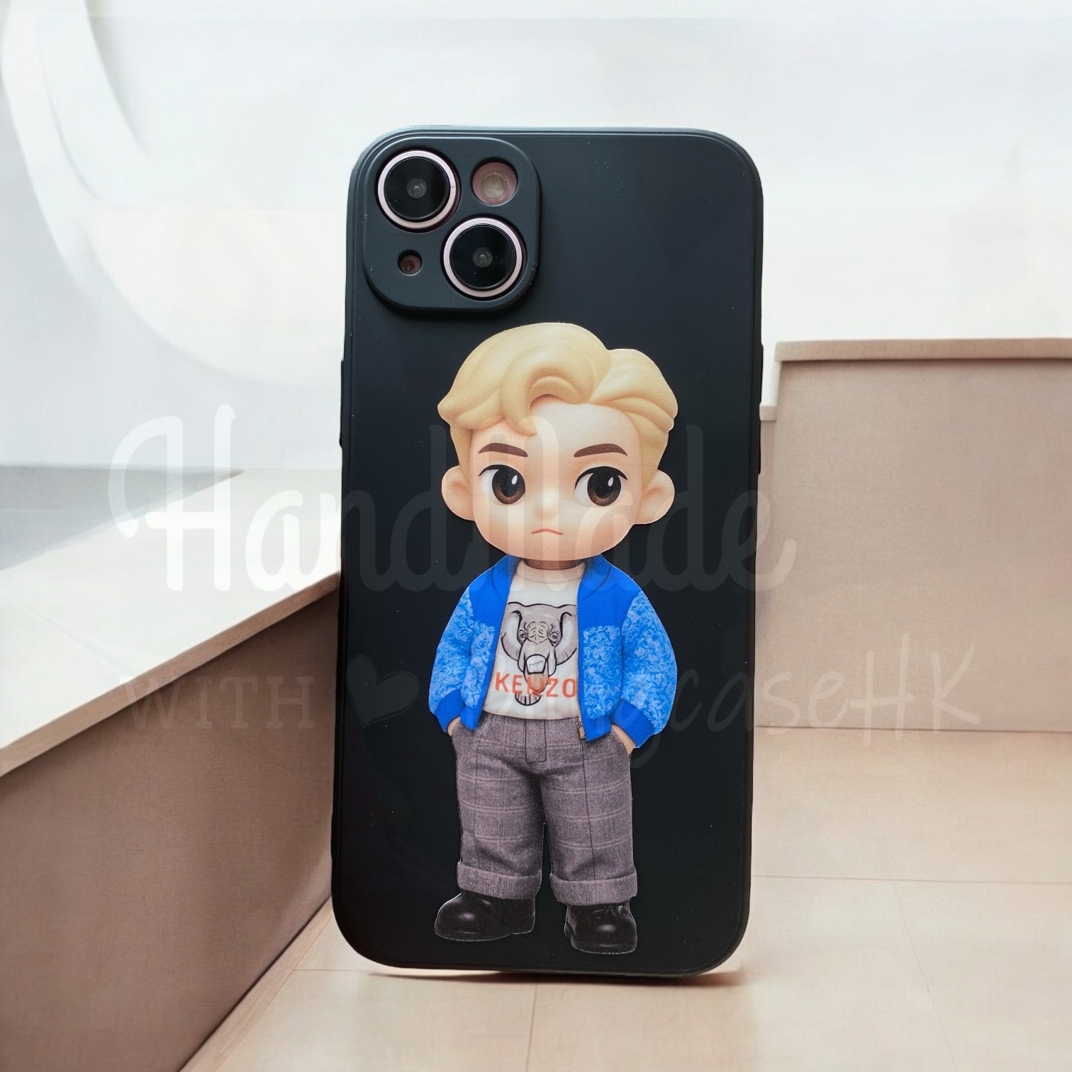 人像卡通化訂製 │ Q版Edan iPhone / Samsung Galaxy 三星 磨砂手機殼