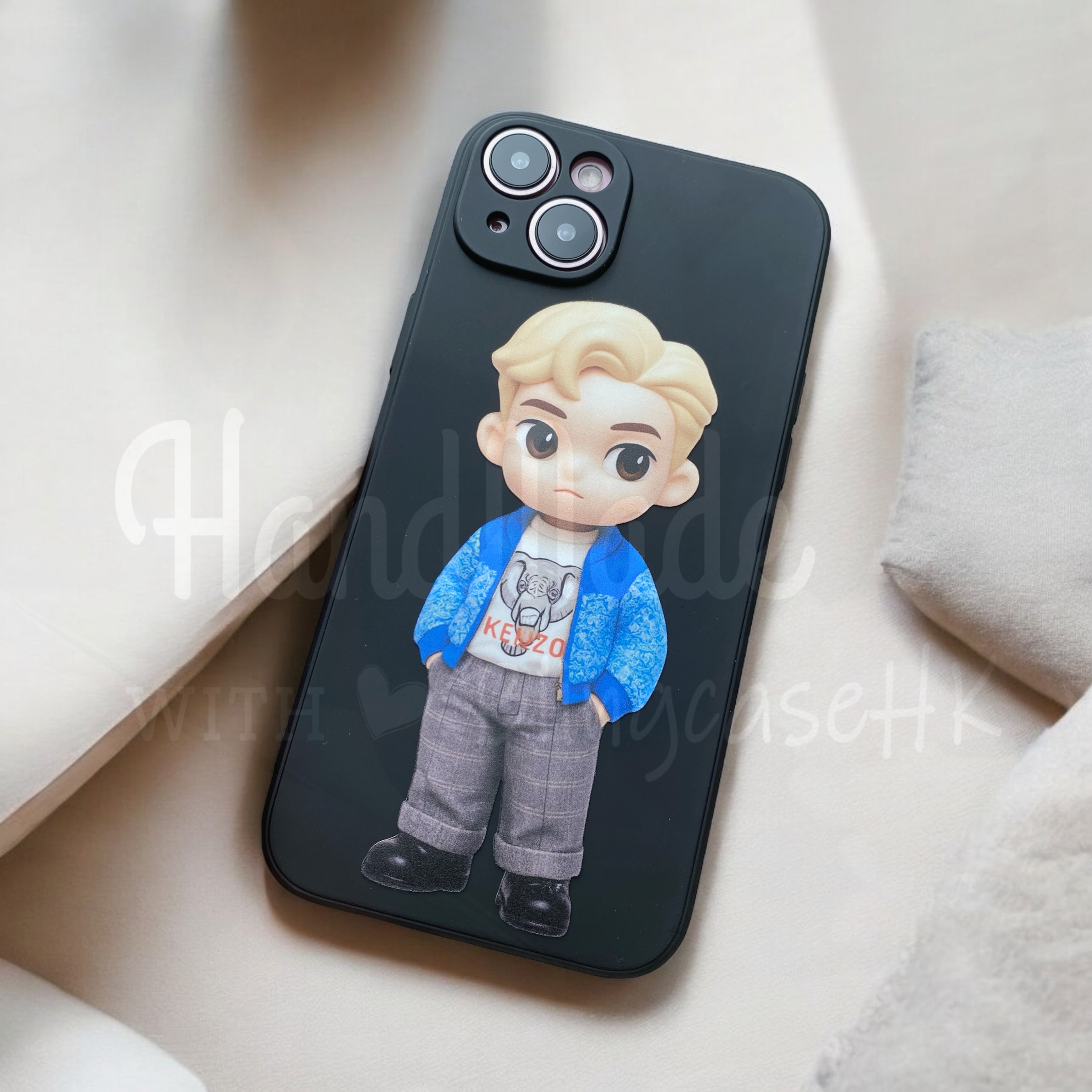 人像卡通化訂製 │ Q版Edan iPhone / Samsung Galaxy 三星 磨砂手機殼