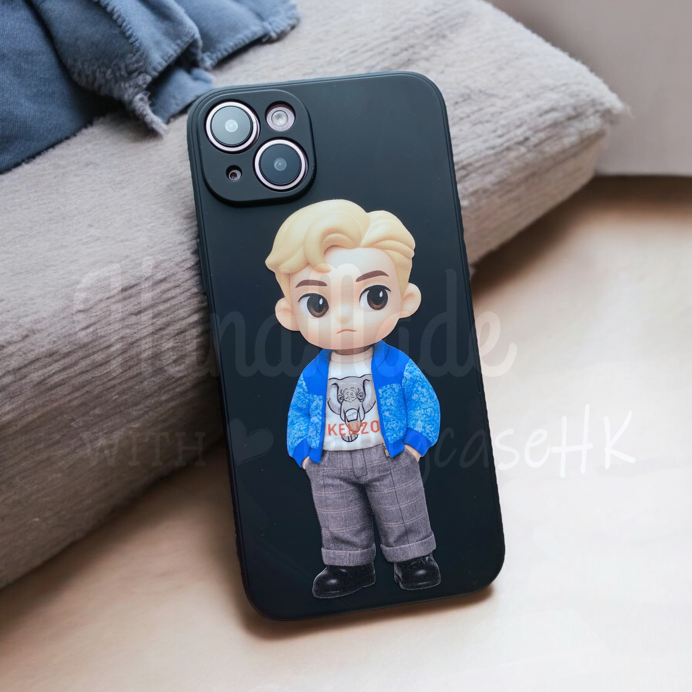 人像卡通化訂製 │ Q版Edan iPhone / Samsung Galaxy 三星 磨砂手機殼