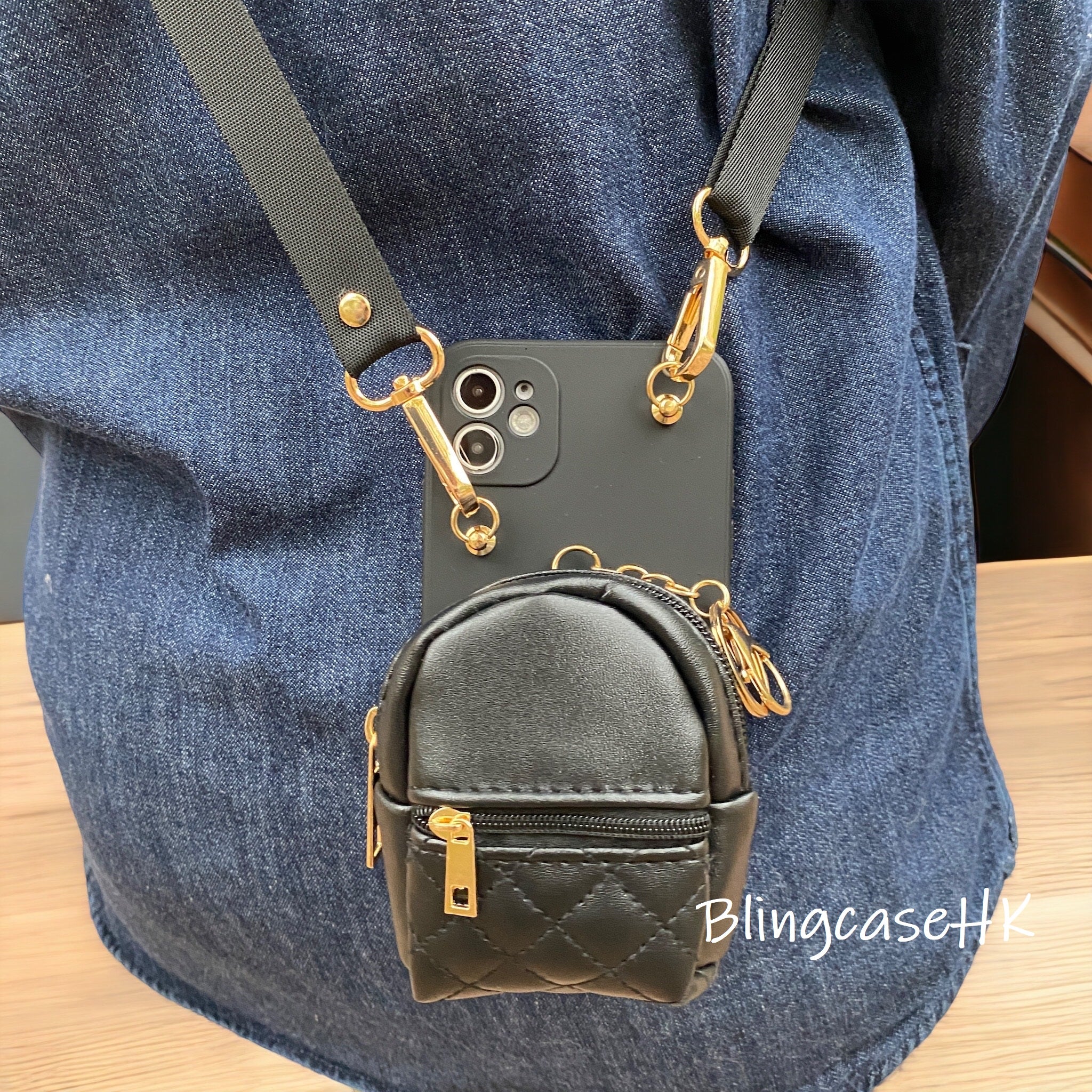 Handmade│ Adjustable Crossbody Coin Purse iPhone / Samsung Phone Case 