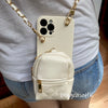 Handmade│ Adjustable cross-body strap coin purse iPhone / Samsung mobile phone case 