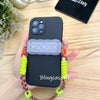 Handmade│ Adjustable Crossbody Strap Retro Metal Stand iPhone / Samsung Phone Case 