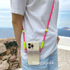 Handmade│ Adjustable Crossbody Strap Retro Metal Stand iPhone / Samsung Phone Case 