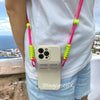 Handmade│ Adjustable Crossbody Strap Retro Metal Stand iPhone / Samsung Phone Case 