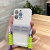 Handmade│ Adjustable Crossbody Strap Retro Metal Stand iPhone / Samsung Phone Case 