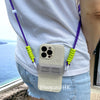 Handmade│ Adjustable Crossbody Strap Retro Metal Stand iPhone / Samsung Phone Case 