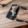 Handmade│ Cute dog wristband with adjustable diagonal lanyard iPhone / Samsung phone case