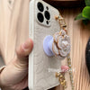 手工制作 │斜孭背帶 支架 花朶圖案 iPhone 手機殼