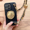 Handmade│ Adjustable Crossbody Strap Retro Metal Stand iPhone / Samsung Phone Case 