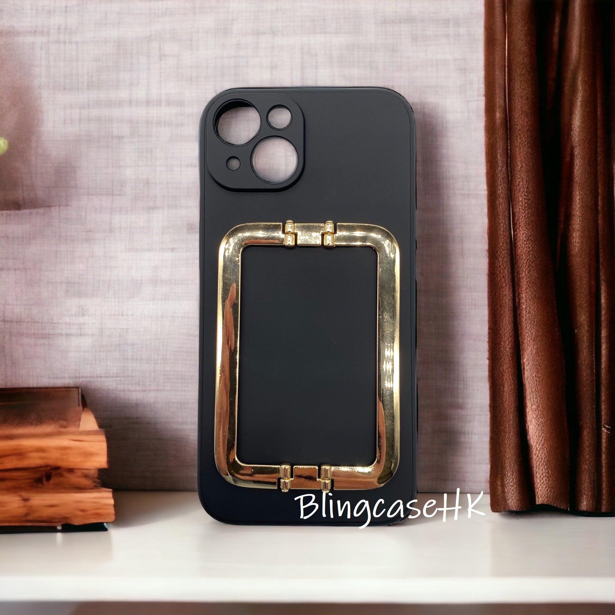 Handmade│ Metal wristband holder iPhone / Samsung phone case 