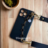 Handmade │ Bracelet lanyard + adjustable cross-body strap iPhone / Samsung mobile phone case 