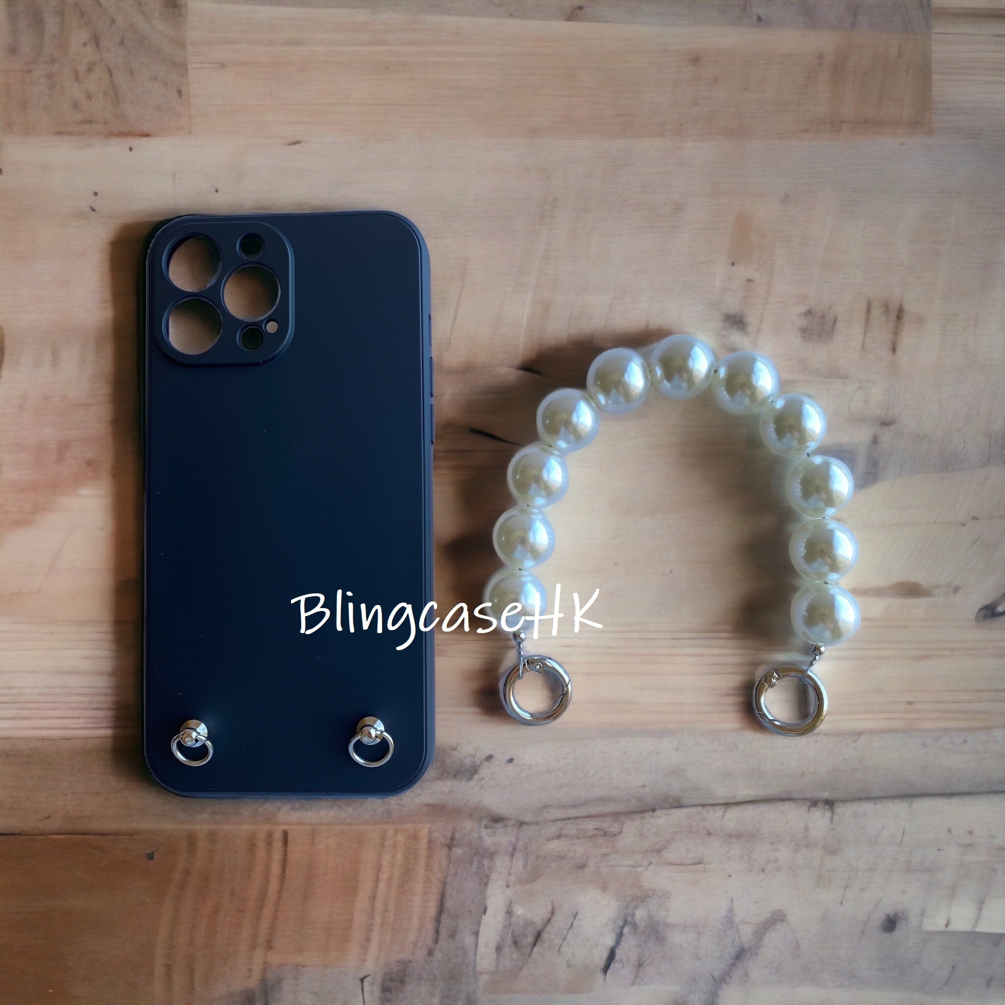 Handmade │ Bracelet lanyard + adjustable cross-body strap iPhone / Samsung mobile phone case 