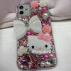 Purely handmade goddess must-have│rhinestone crystal lip iPhone/Samsung mobile phone case 