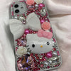 Purely handmade goddess must-have│rhinestone crystal lip iPhone/Samsung mobile phone case 