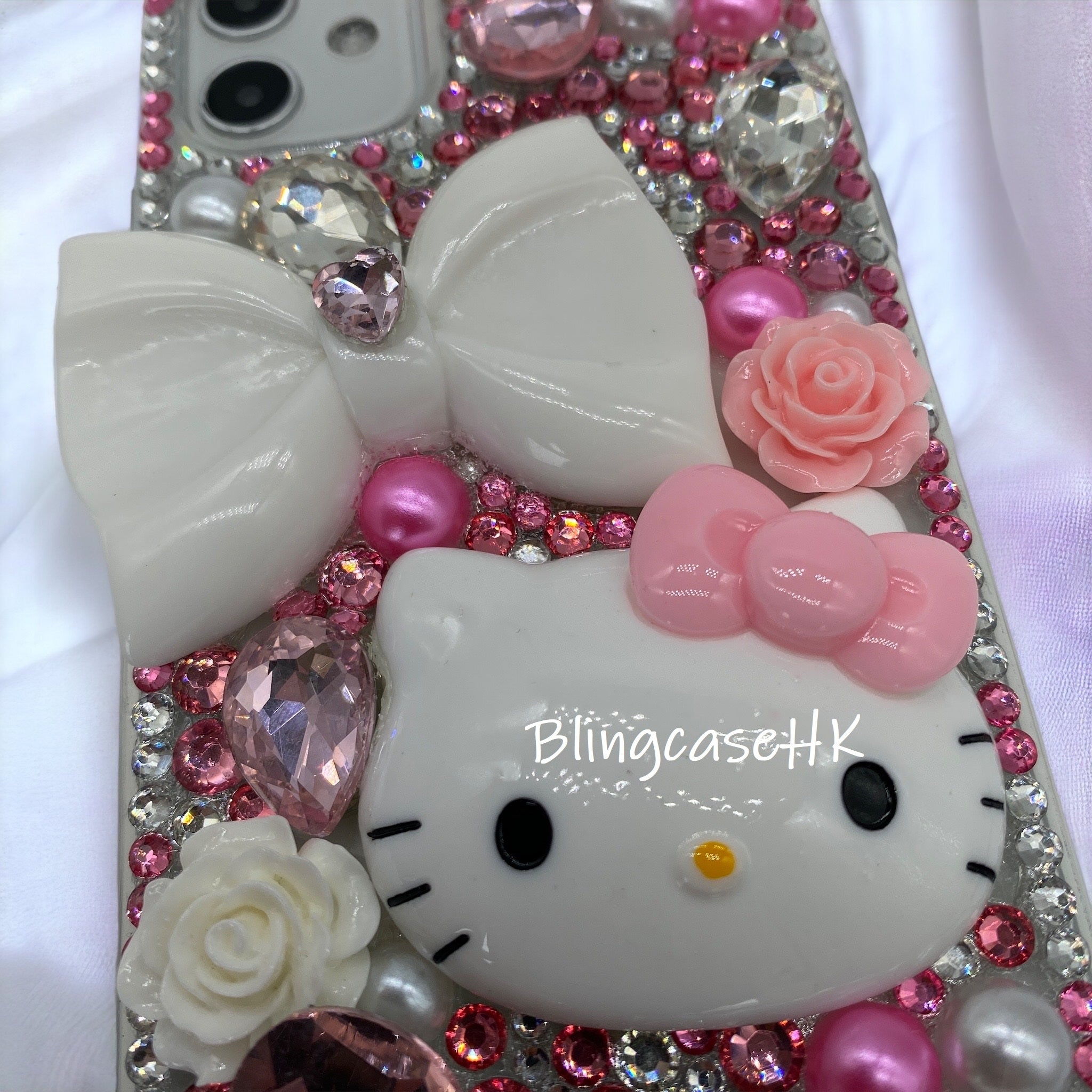 Purely handmade goddess must-have│rhinestone crystal lip iPhone/Samsung mobile phone case 