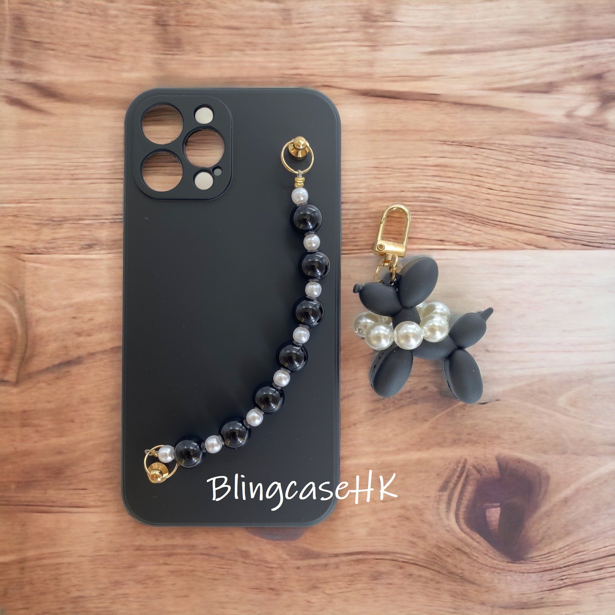 Handmade │ Bracelet lanyard + adjustable cross-body strap iPhone / Samsung mobile phone case 