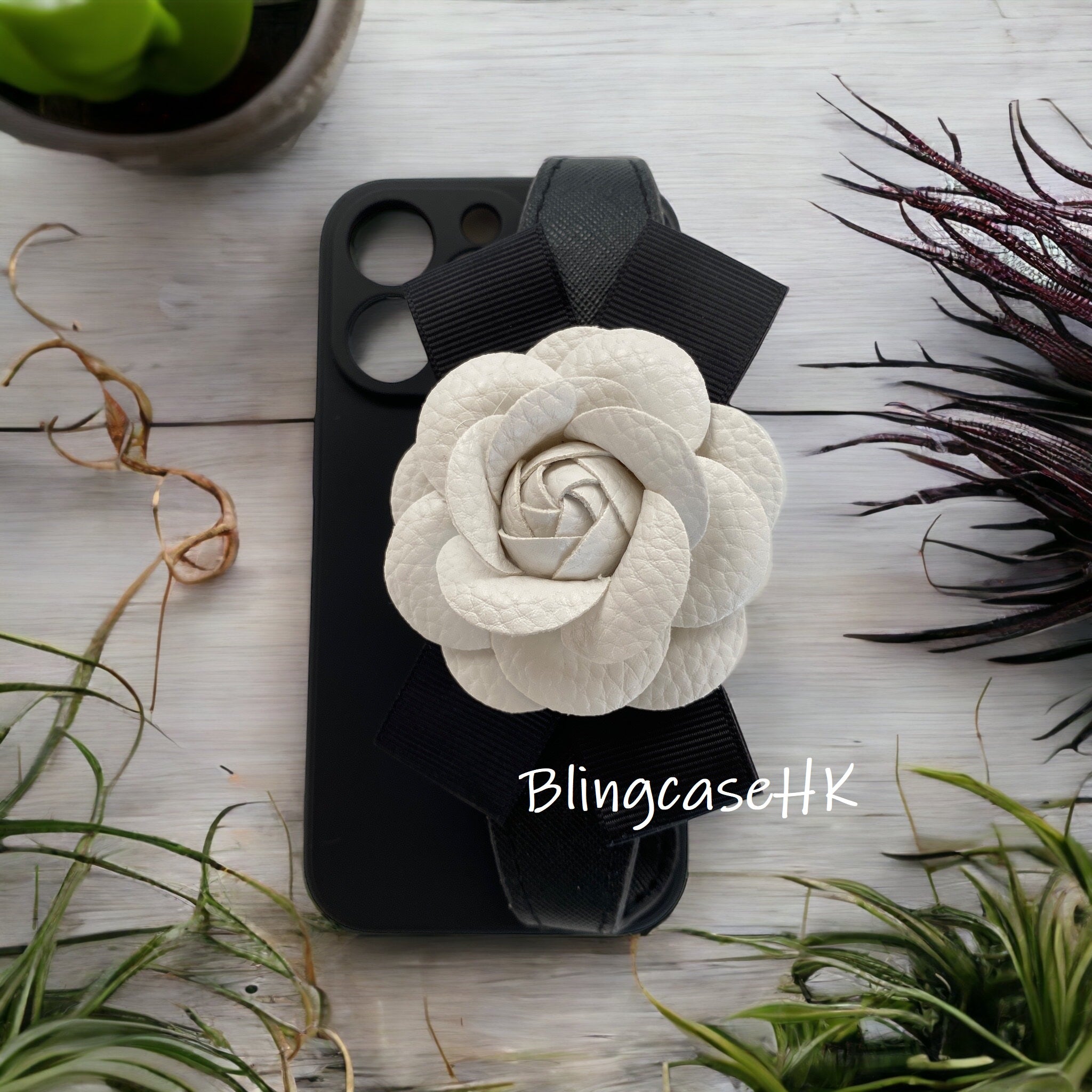 Handmade│Flower wristband iPhone / Samsung phone case 