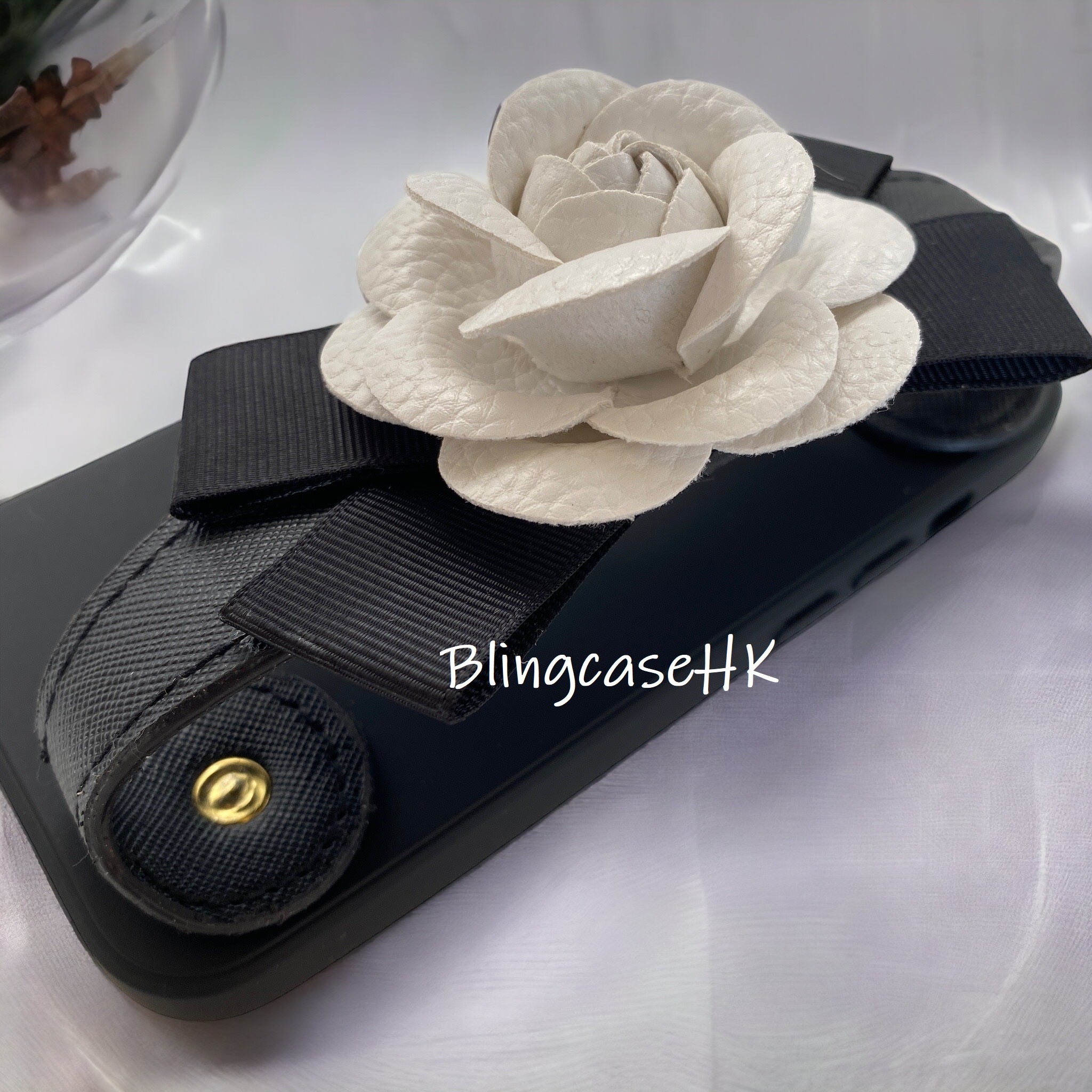 Handmade│Flower wristband iPhone / Samsung phone case 