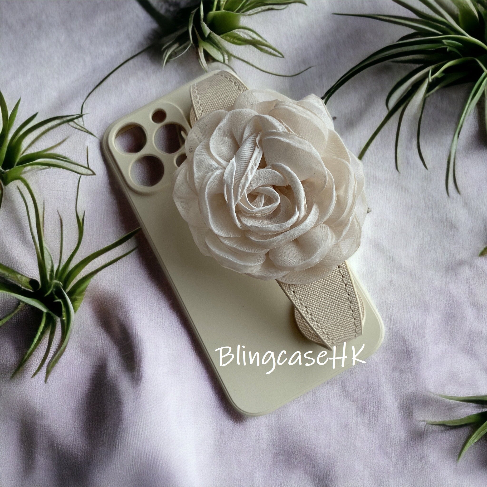 Handmade│Flower wristband iPhone / Samsung phone case 