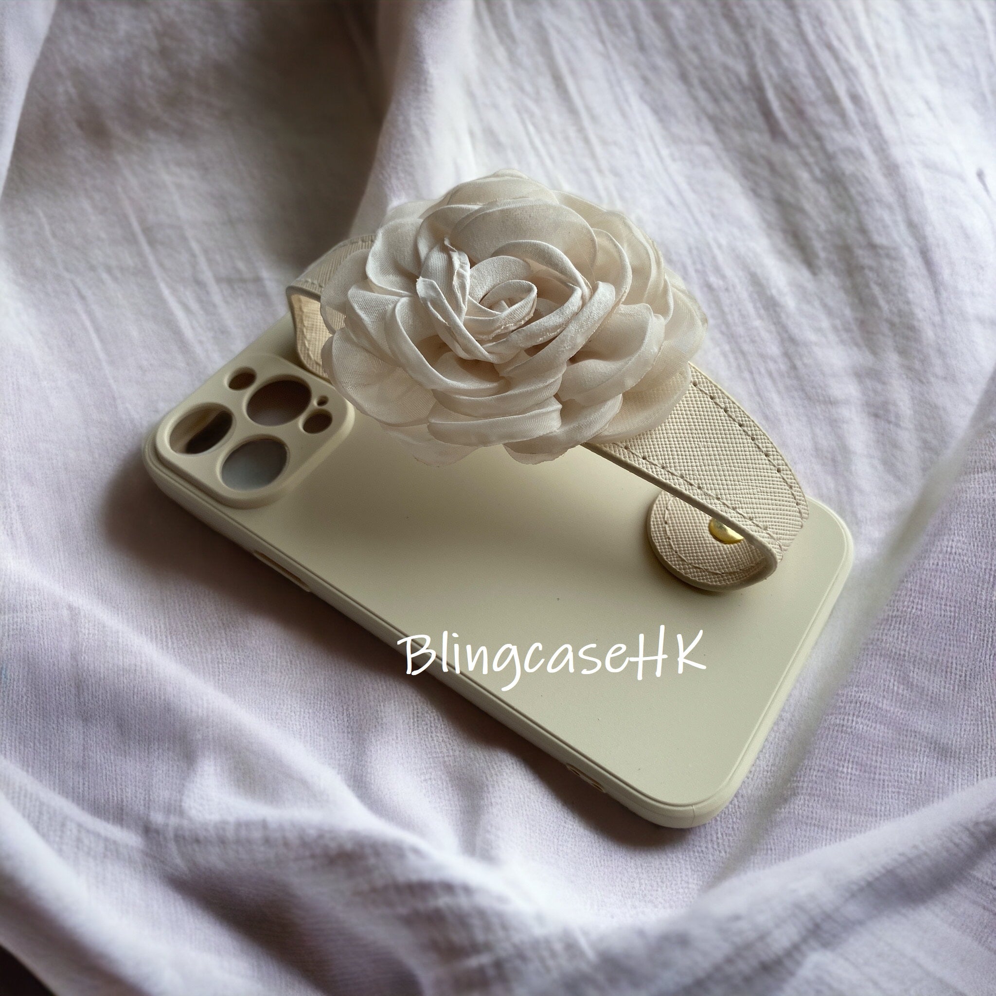 Handmade│Flower wristband iPhone / Samsung phone case 