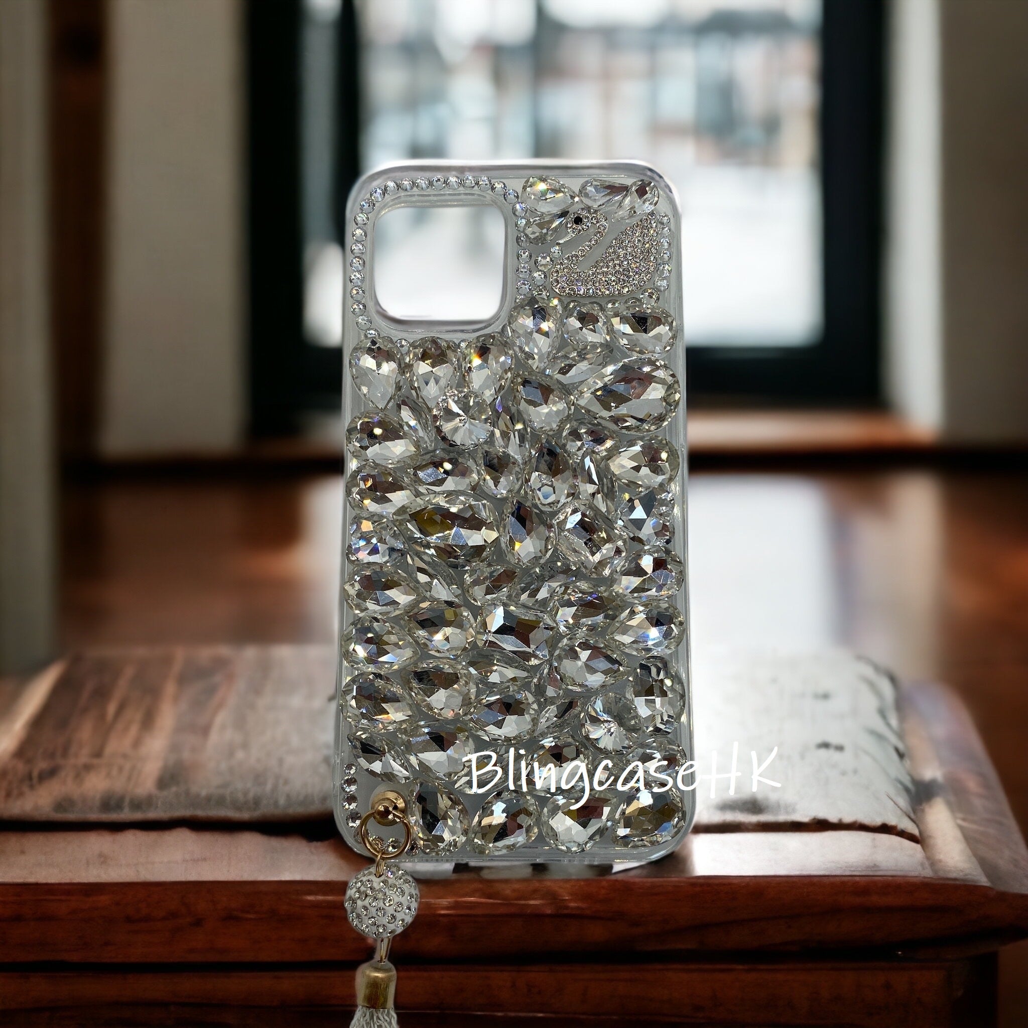 Purely handmade girl series│Crystal rhinestone pendant iPhone / Samsung mobile phone case 