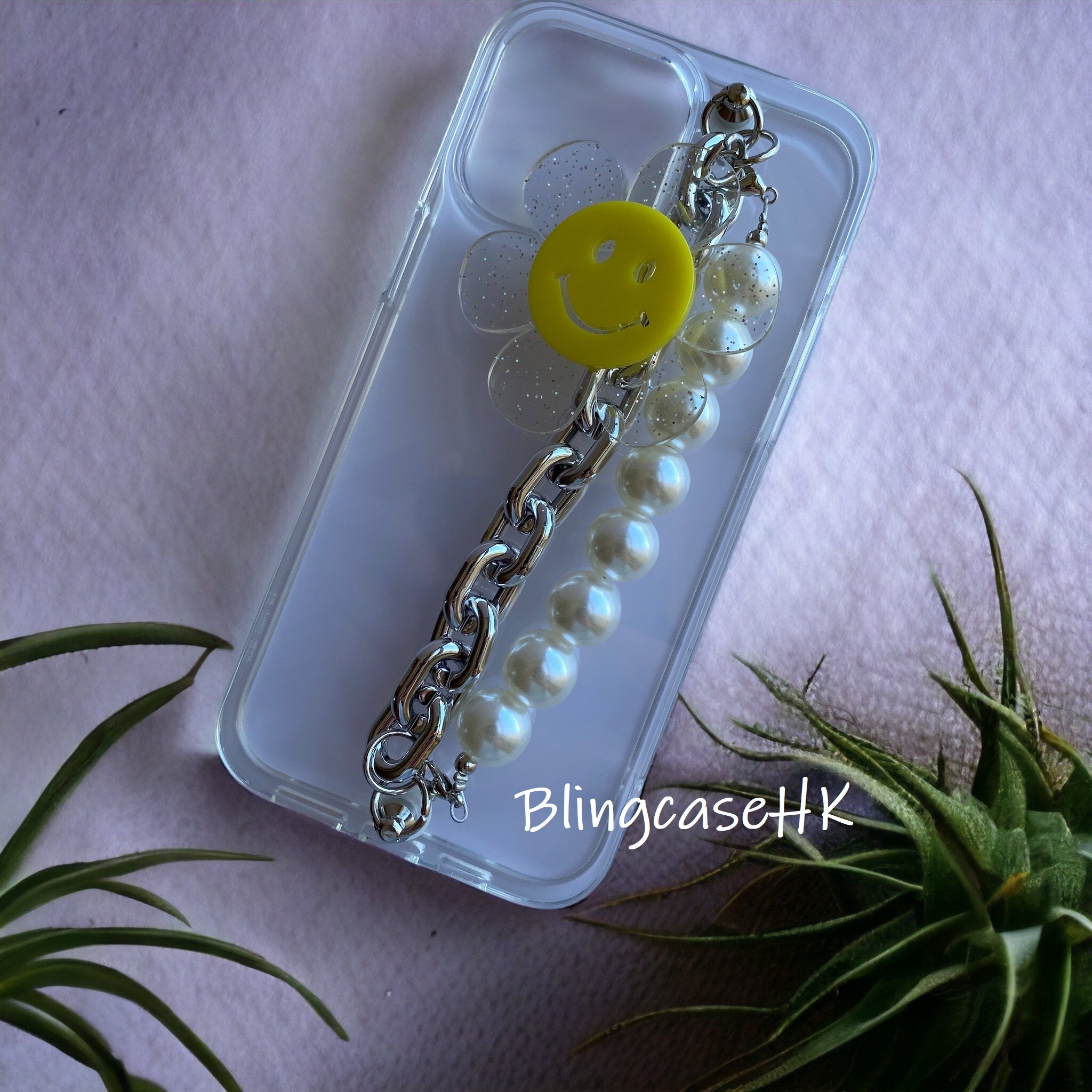 Handmade │ Bracelet lanyard + adjustable cross-body strap iPhone / Samsung mobile phone case 