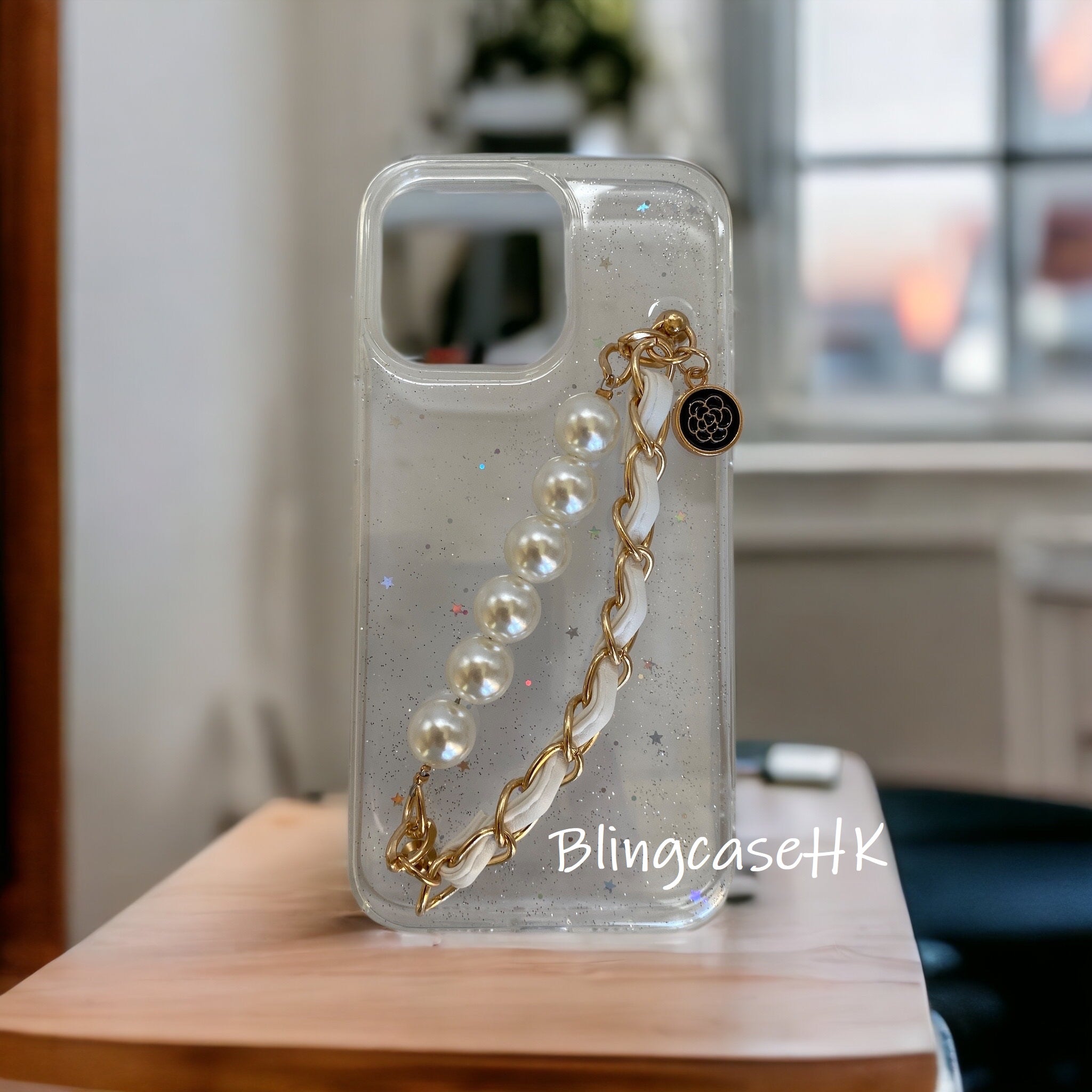 Handmade │ Bracelet lanyard + adjustable cross-body strap iPhone / Samsung mobile phone case 