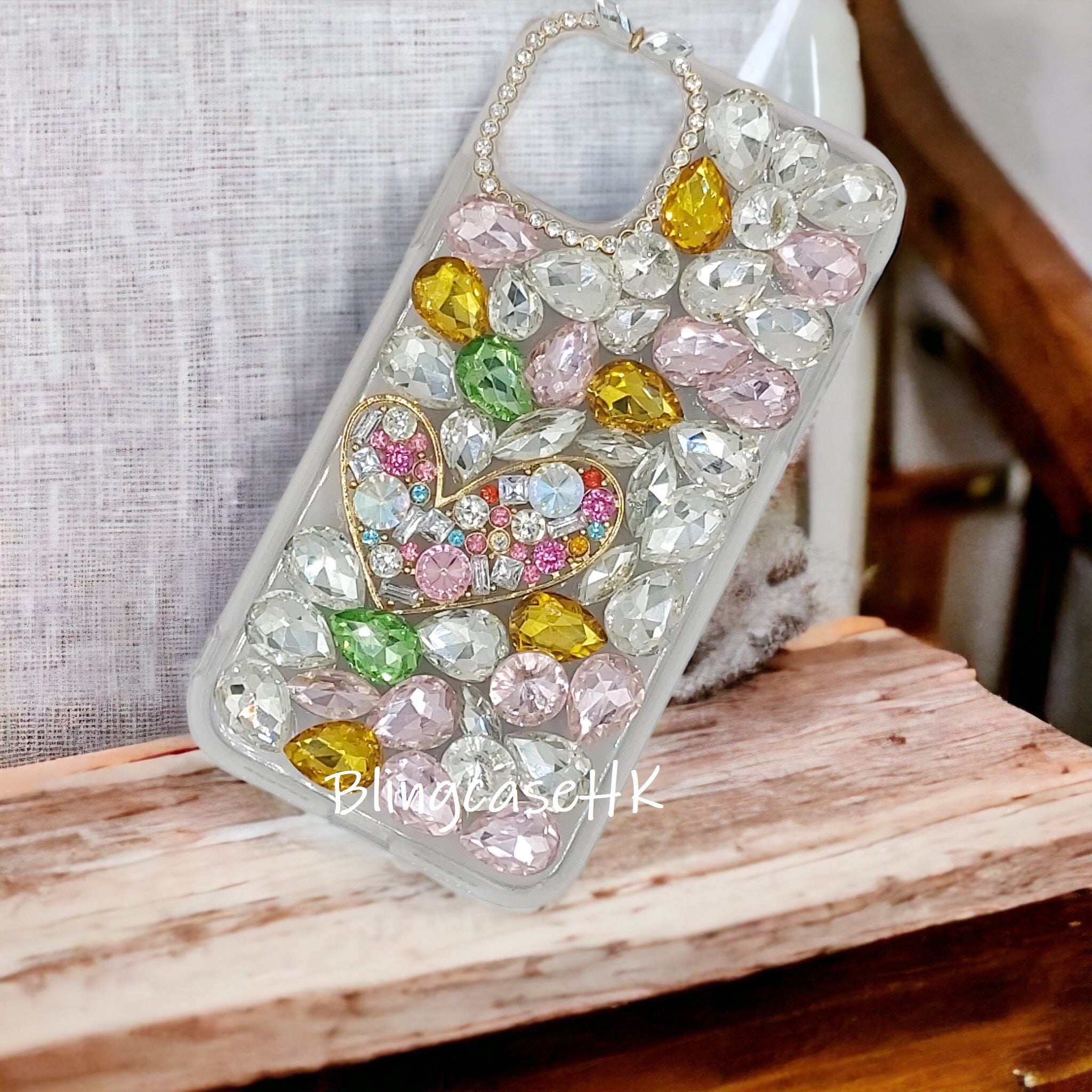 Purely handmade goddess must-have│rhinestone crystal lip iPhone/Samsung mobile phone case 