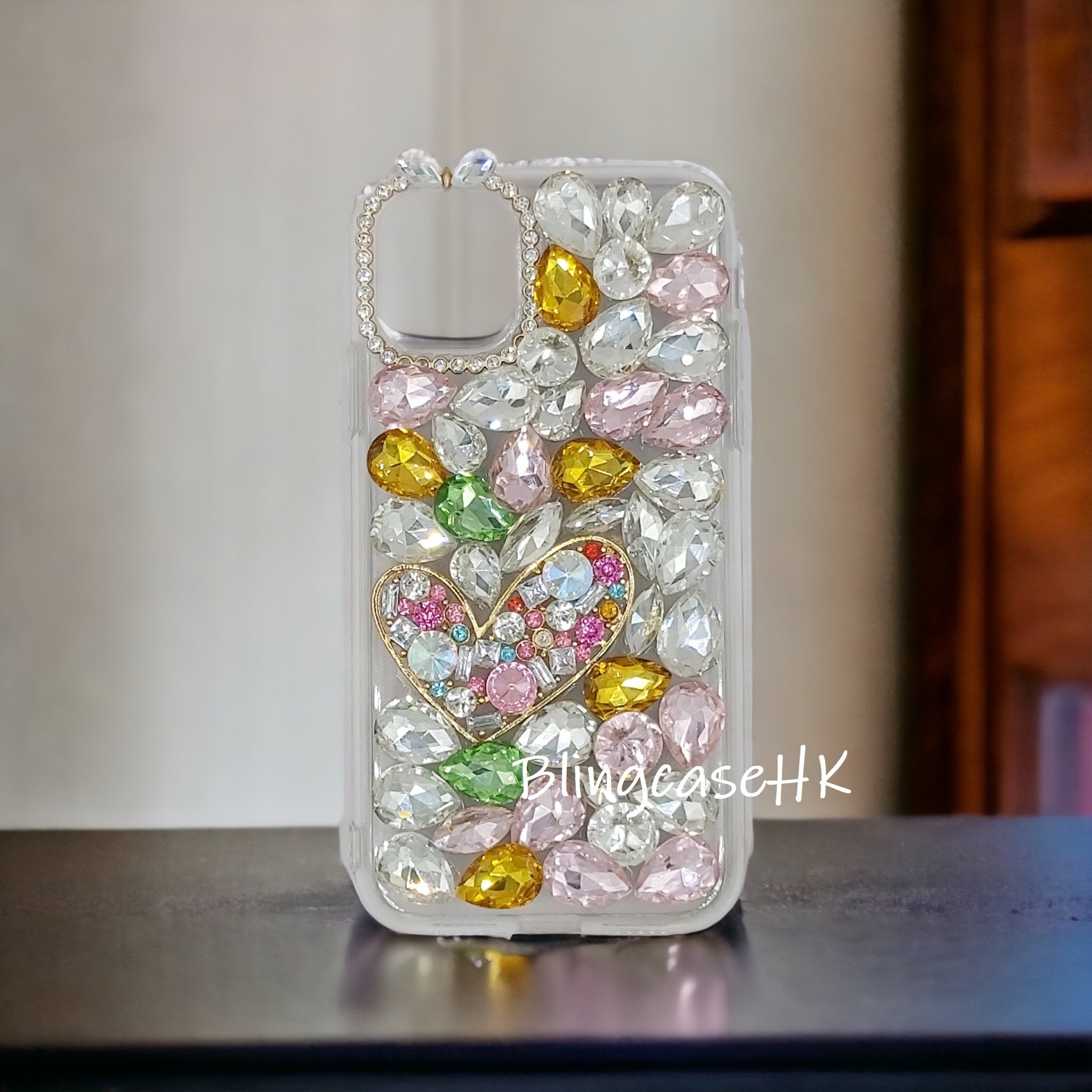 Purely handmade goddess must-have│rhinestone crystal lip iPhone/Samsung mobile phone case 