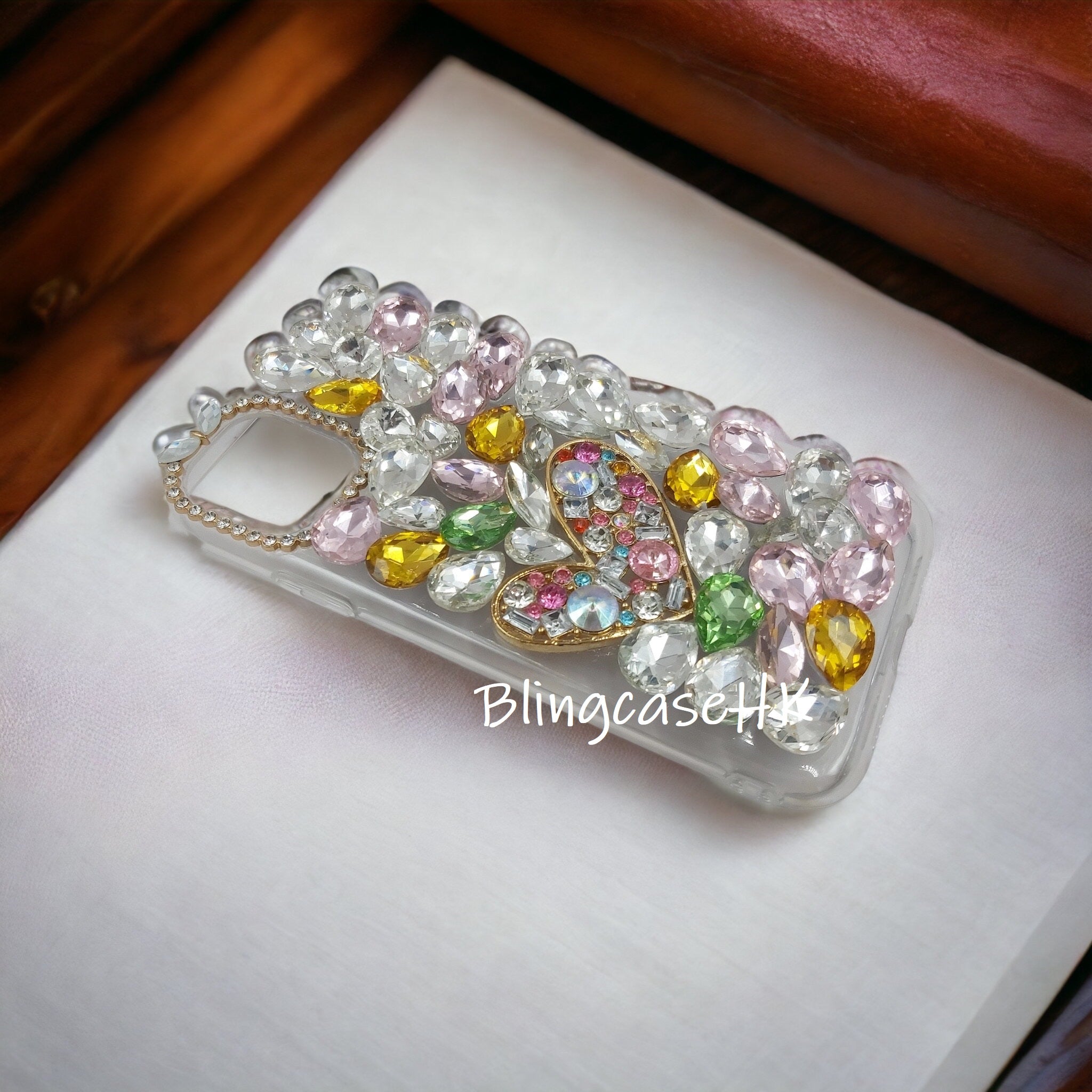 Purely handmade goddess must-have│rhinestone crystal lip iPhone/Samsung mobile phone case 