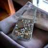 Purely handmade girl series│Crystal rhinestone Samsung Galaxy Z Flip 5 6 mobile phone case 